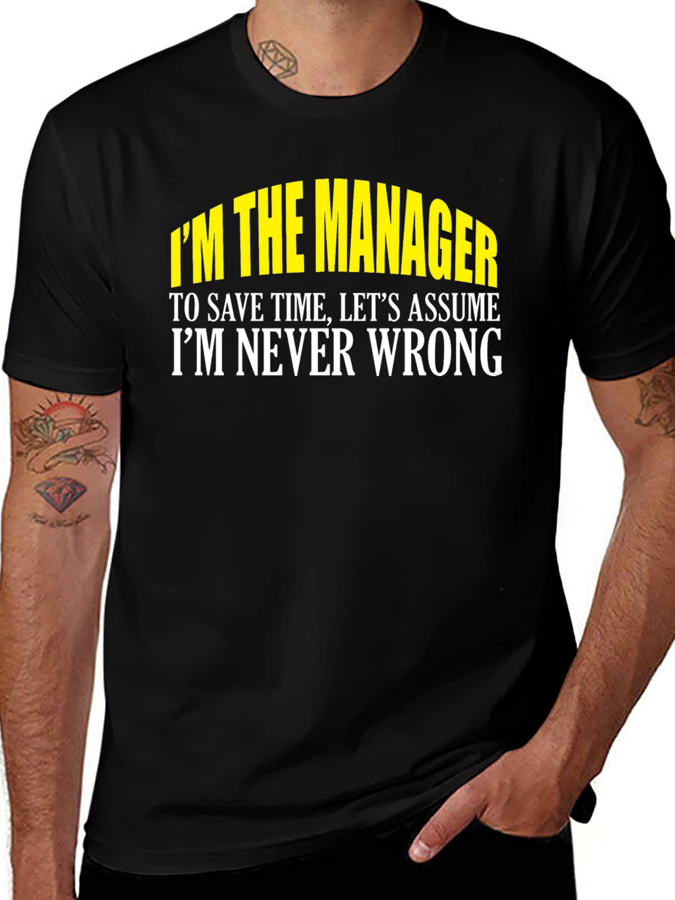 Variant 9 of I'm The Manager T-Shirt - Funny Boss Gift
