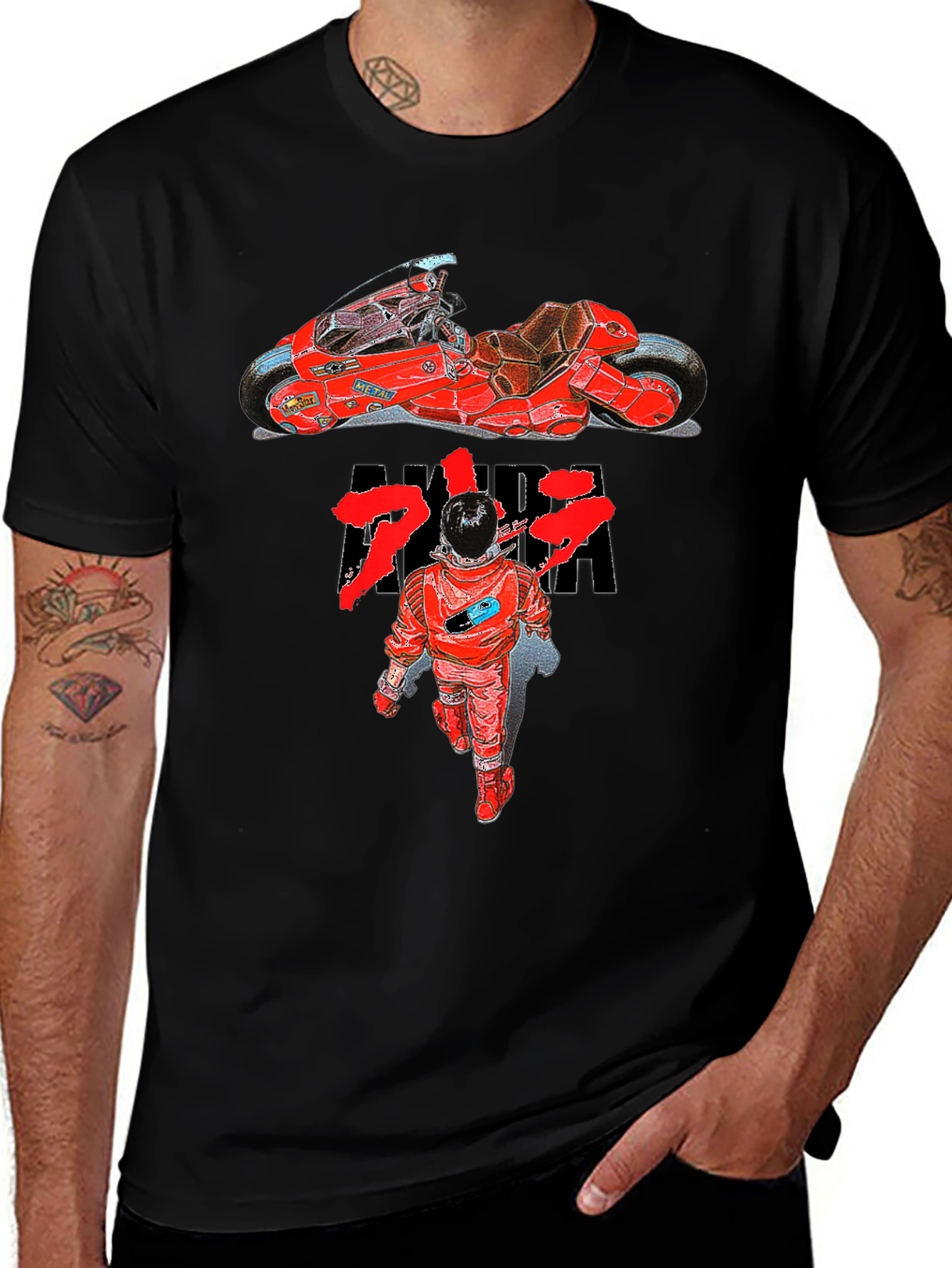 Variant 11 of Akira Anime Motorcycle Graphic T-Shirt