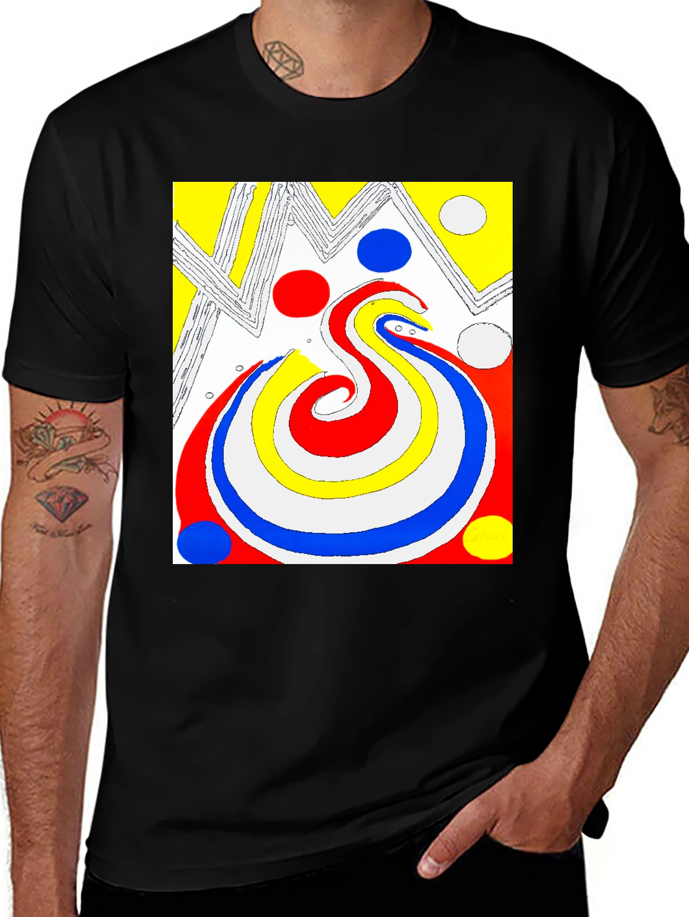 Variant 10 of Abstract Graphic Print T-Shirt