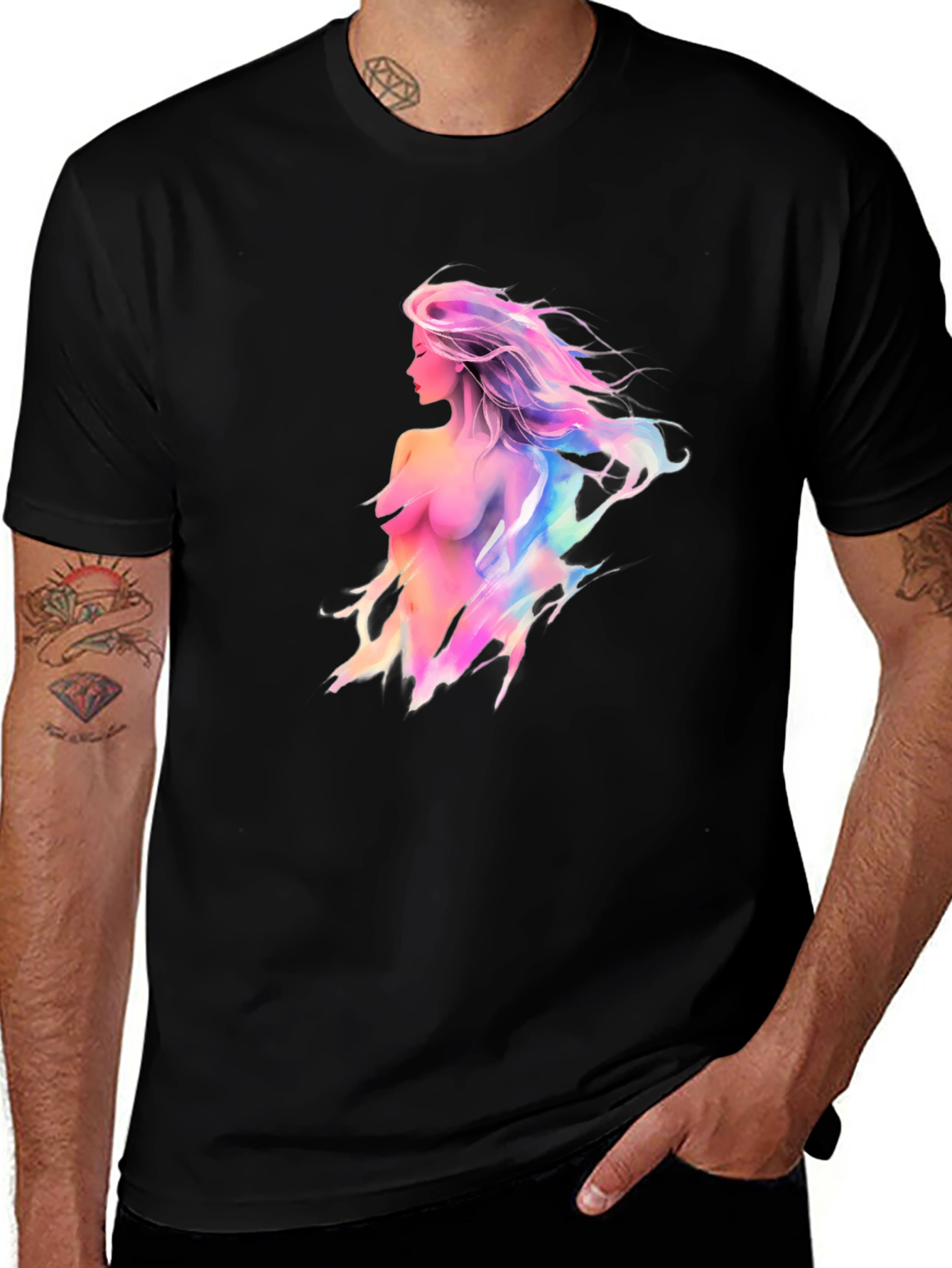 Watercolor Woman Graphic Tee