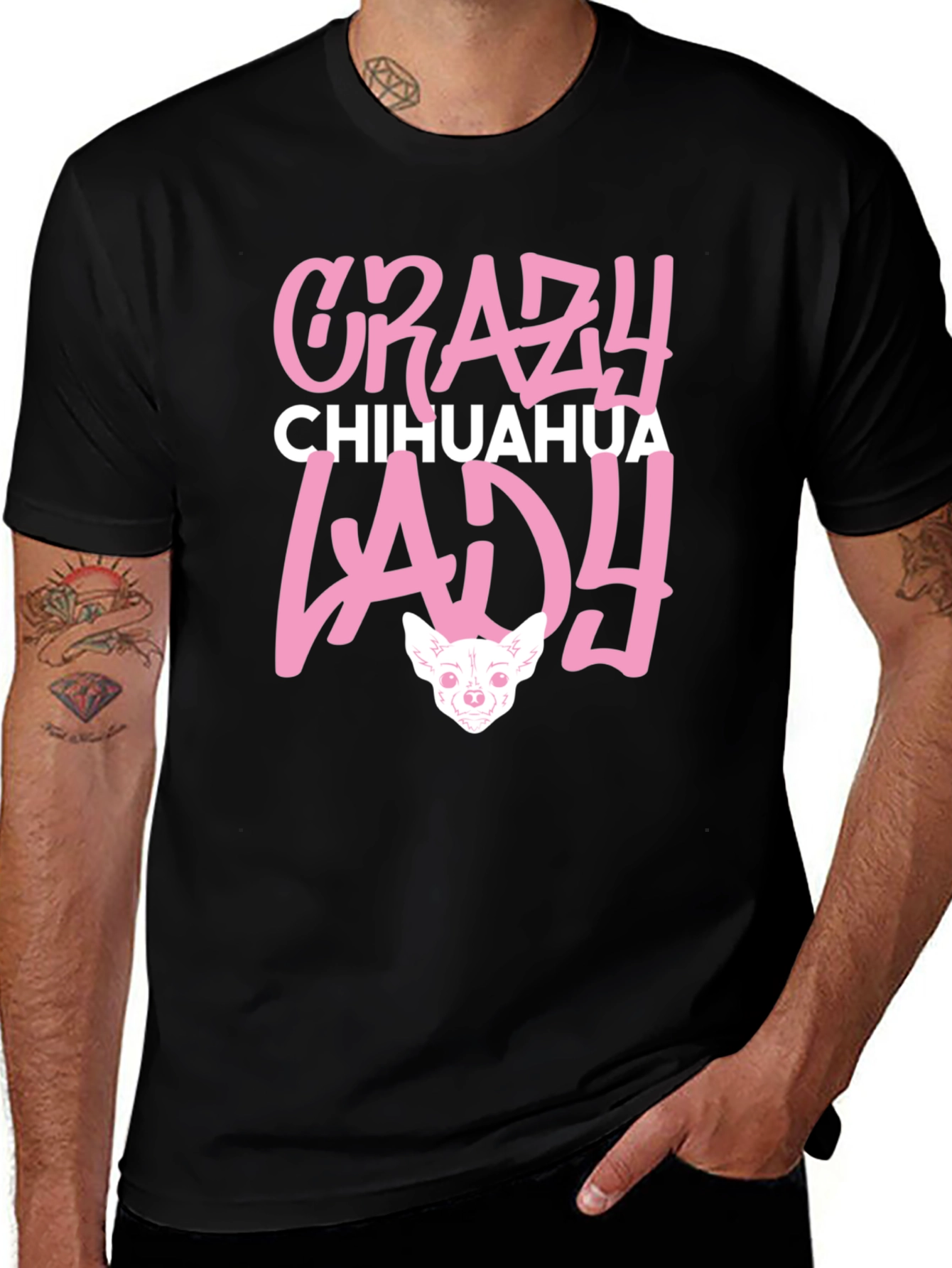 Crazy Chihuahua Lady T-Shirt - Funny Dog Lover Tee
