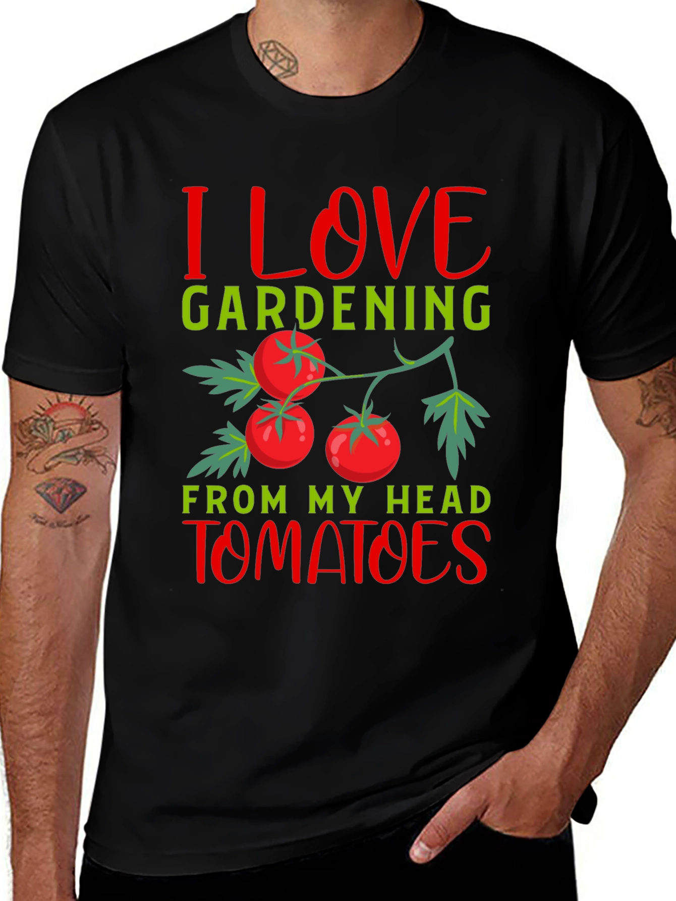 Variant 5 of I Love Gardening Tomatoes T-Shirt