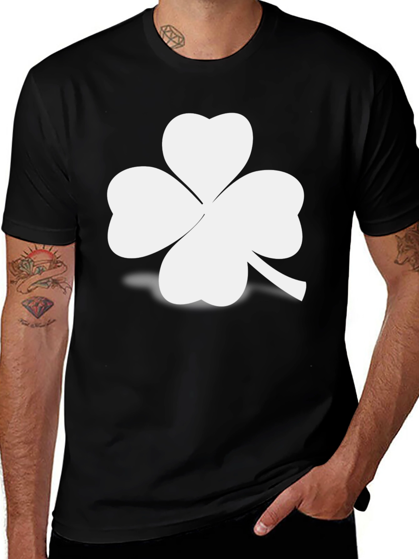 Shamrock Graphic Tee - Lucky Clover Design