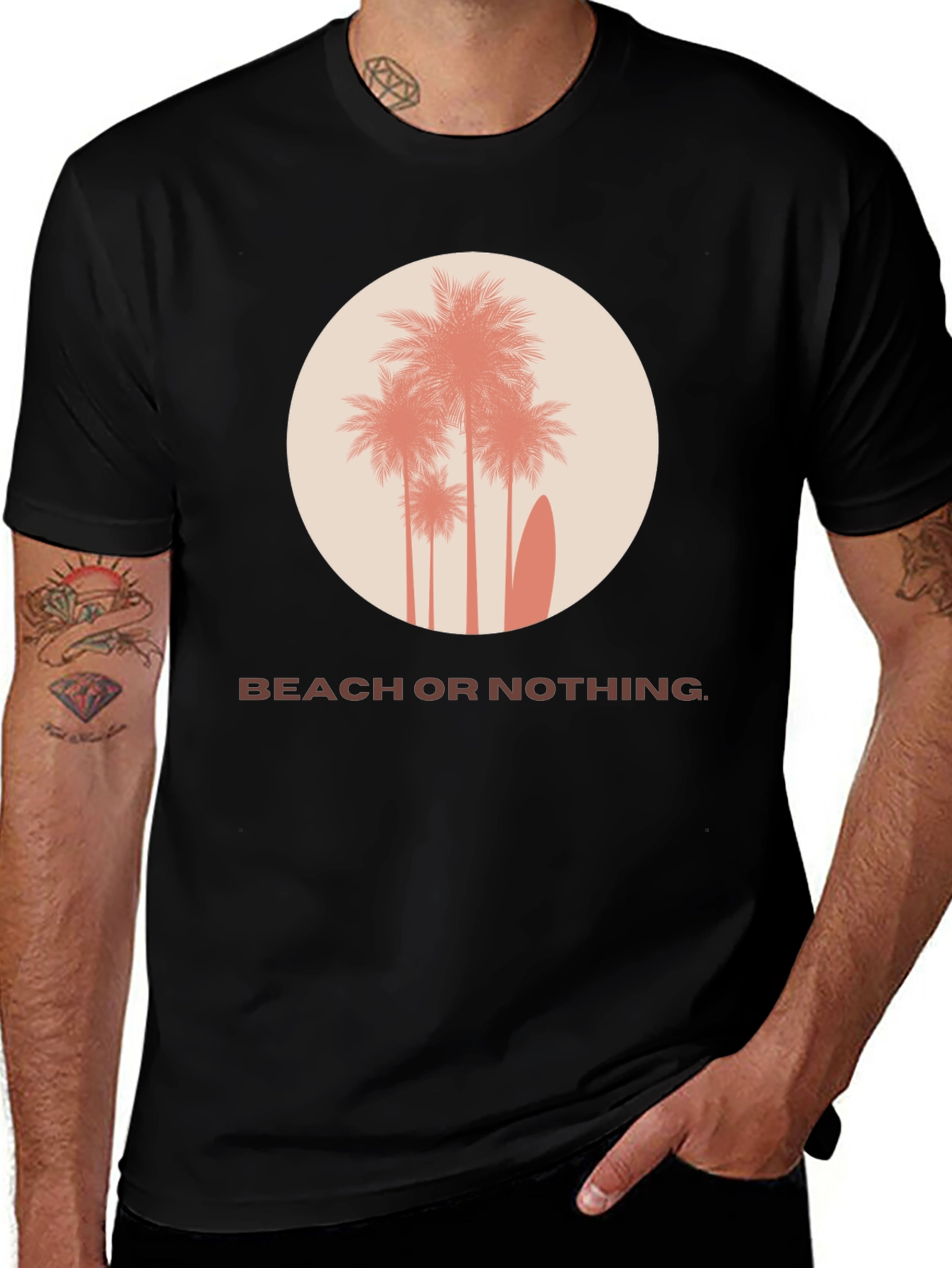 Variant 10 of Beach or Nothing Graphic Tee