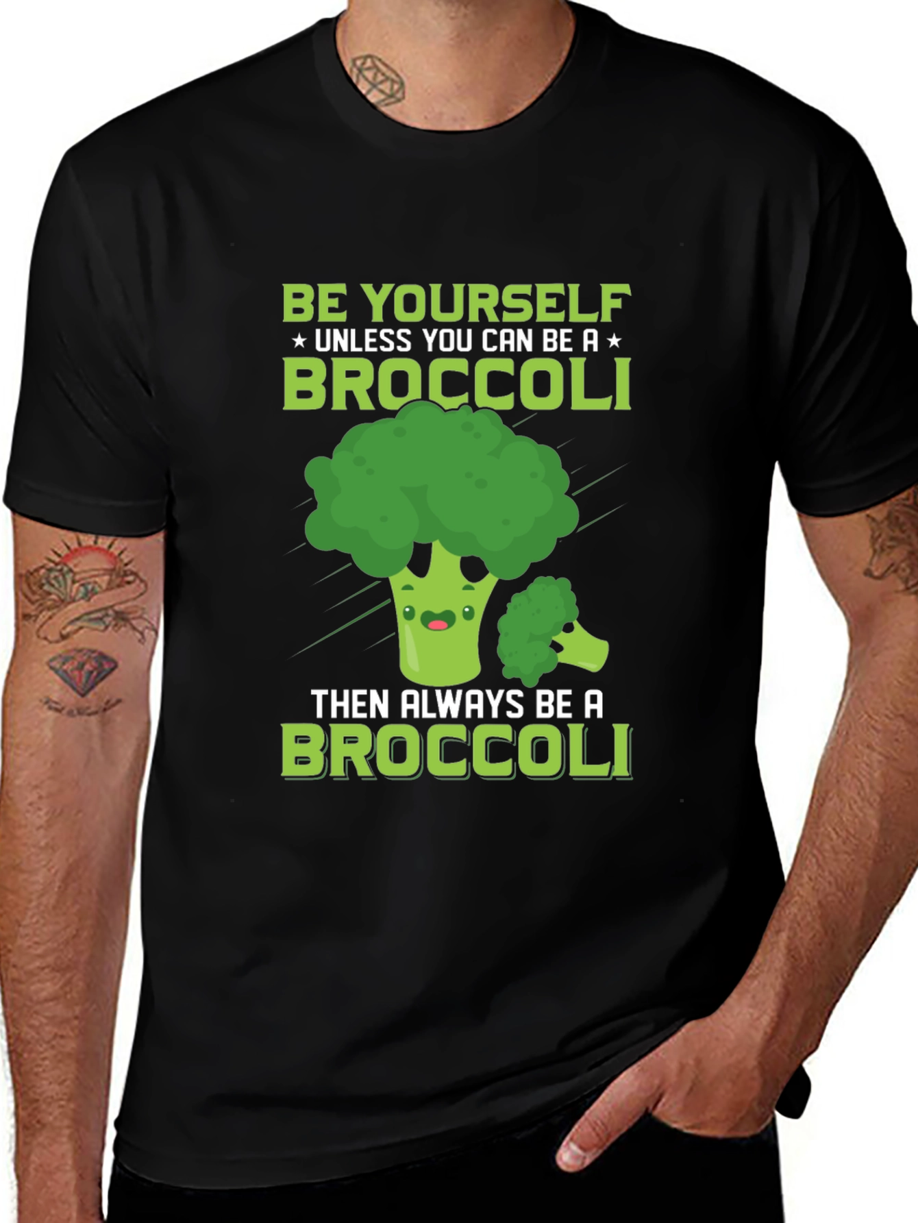 Be A Broccoli Graphic T-Shirt