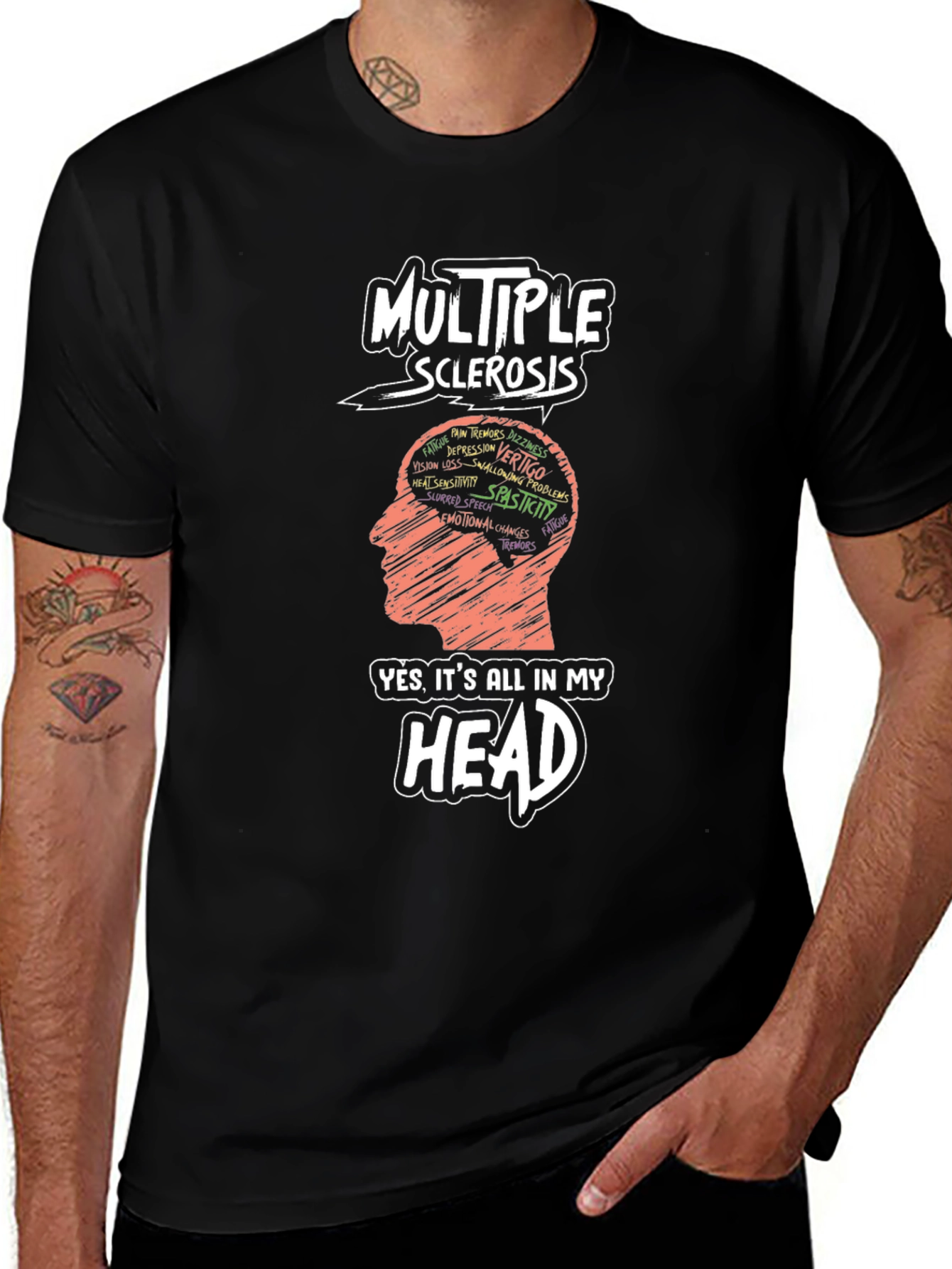 Multiple Sclerosis Awareness Graphic T-Shirt