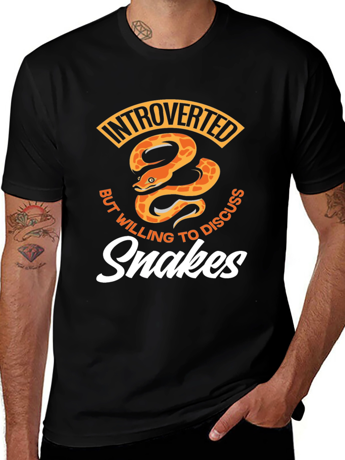 Variant 22 of Introverted Snake Lover T-Shirt