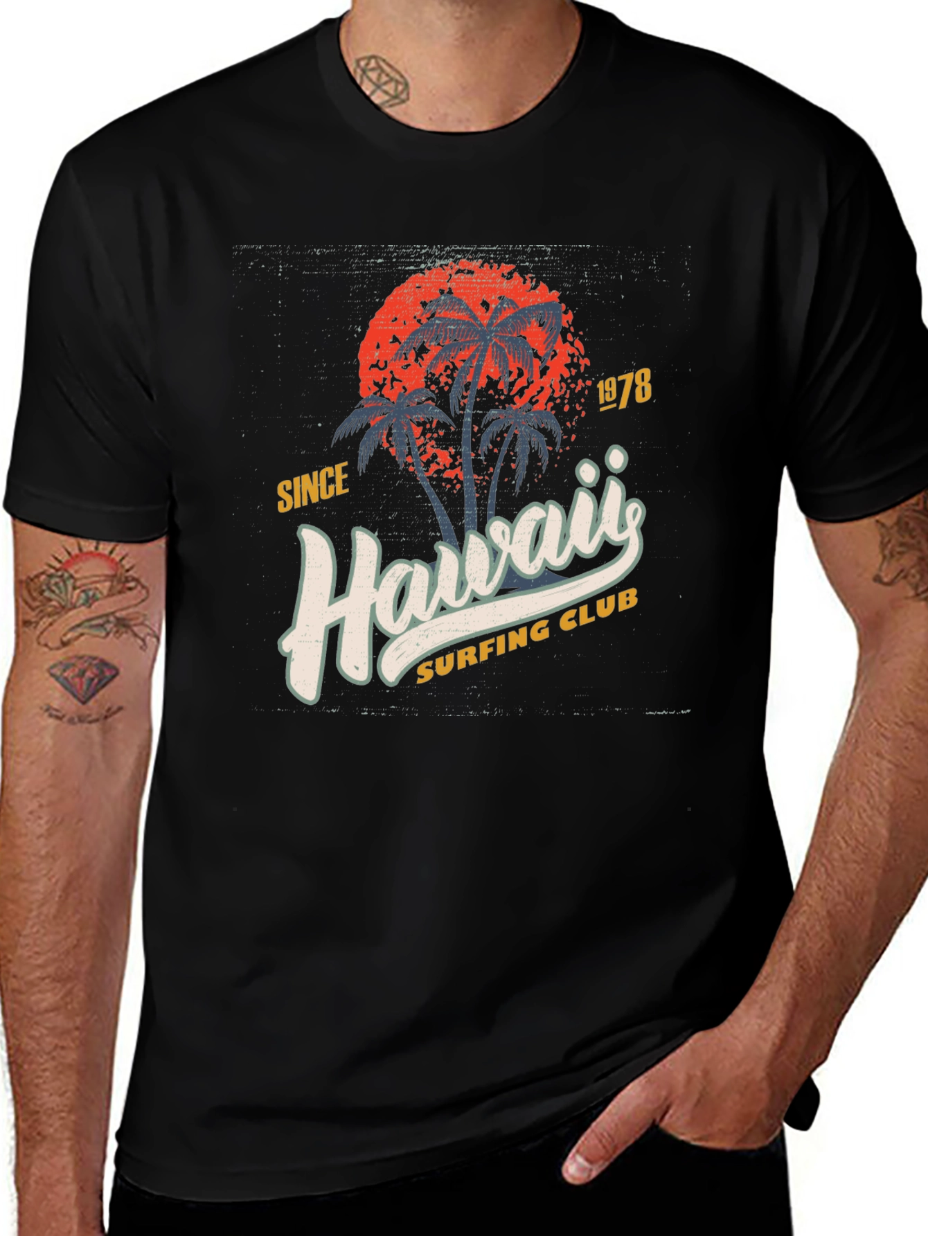 Variant 18 of Hawaii Surfing Club 1978 Graphic T-Shirt