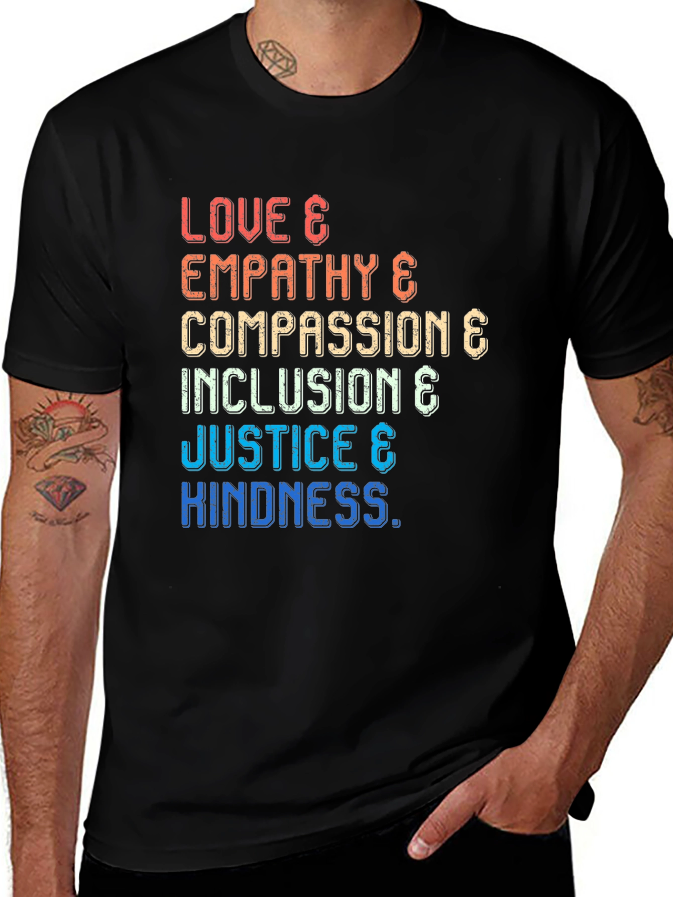 Variant 27 of Love & Empathy Graphic T-Shirt