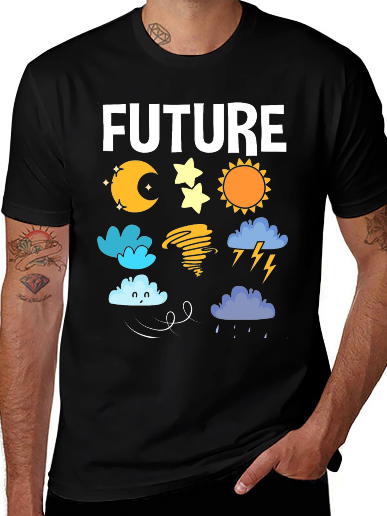 Variant 14 of Future Weather Forecast T-Shirt | Novelty Tee
