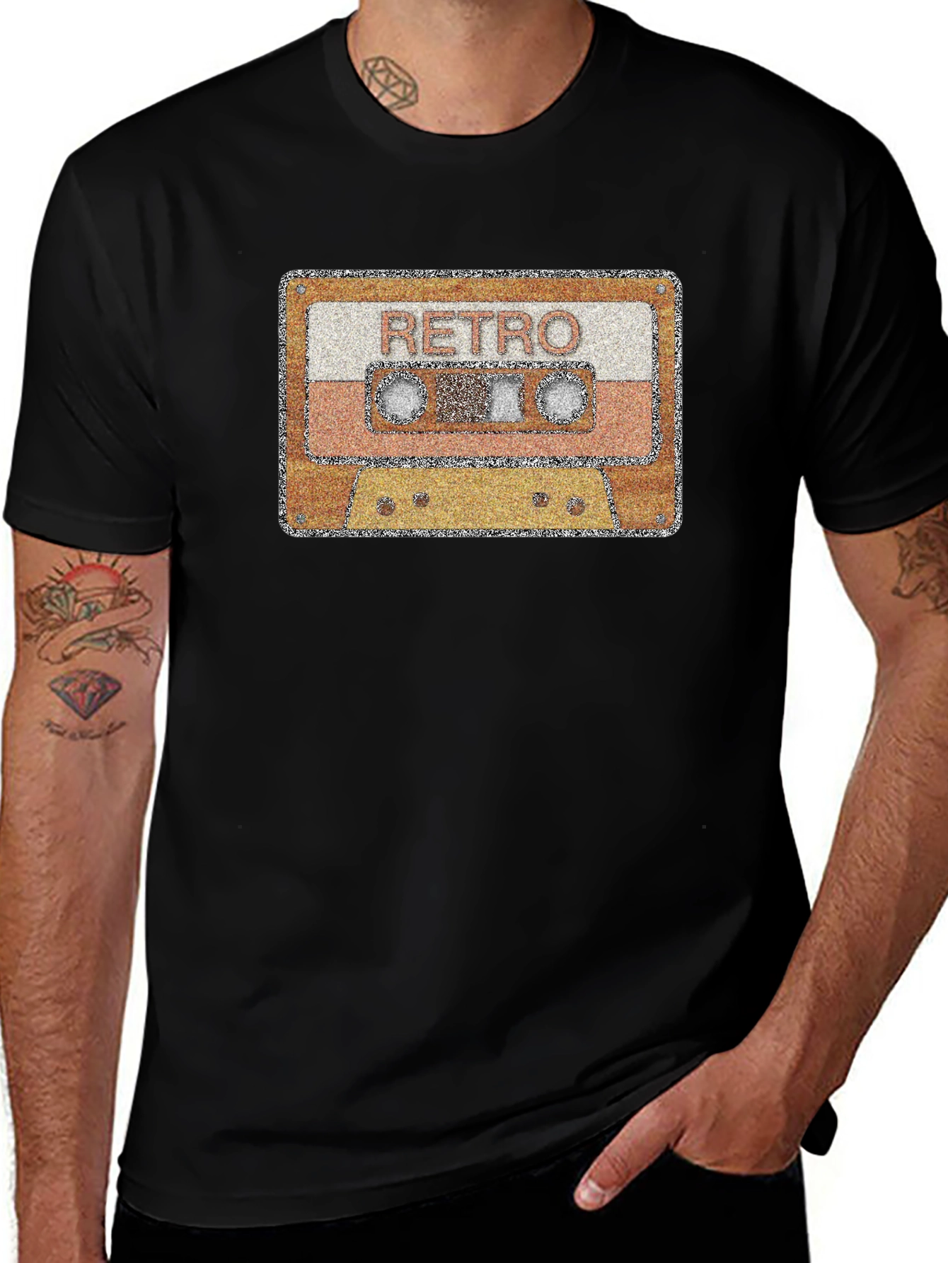 Variant 25 of Retro Cassette Graphic T-Shirt