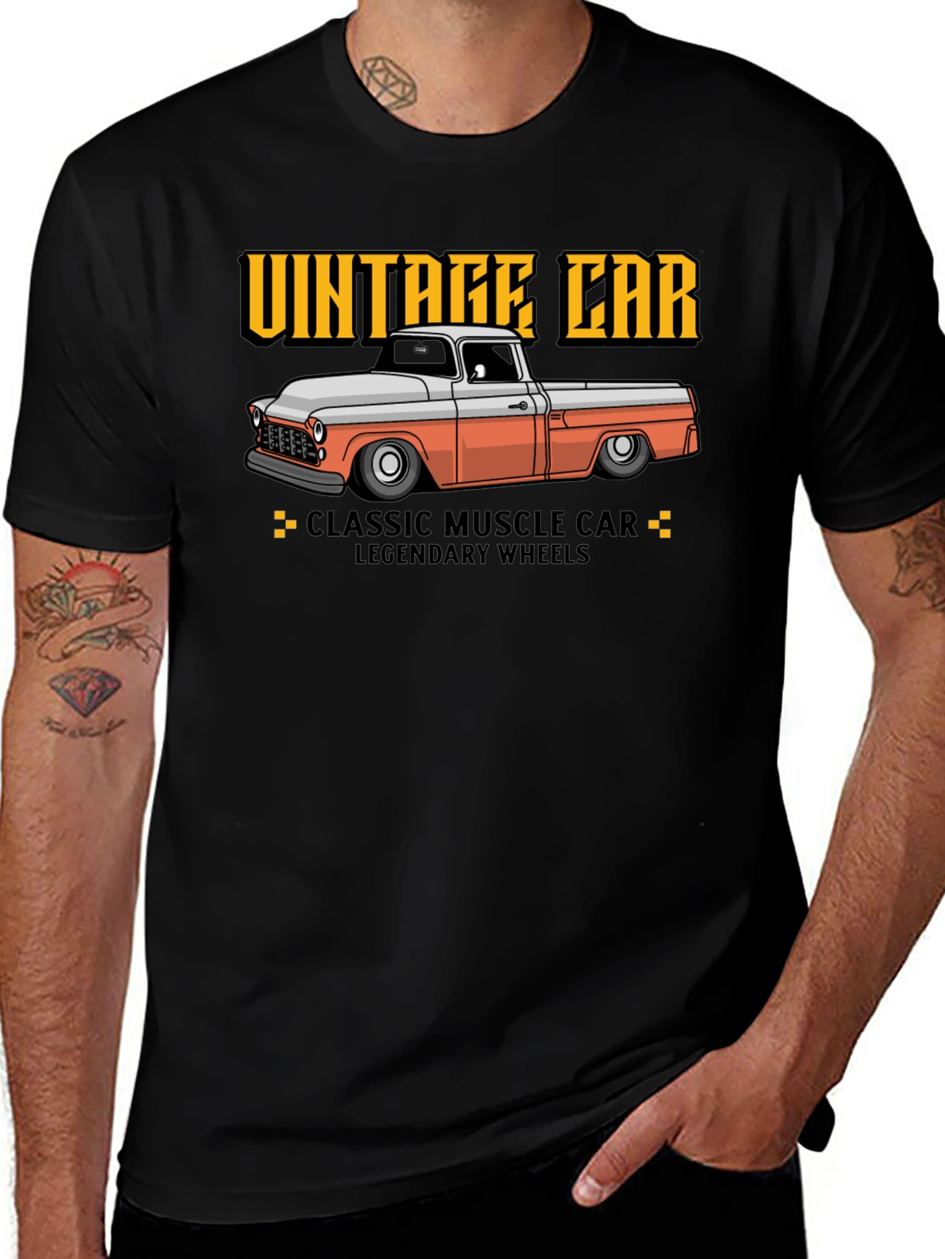 Variant 13 of Vintage Car Graphic T-Shirt