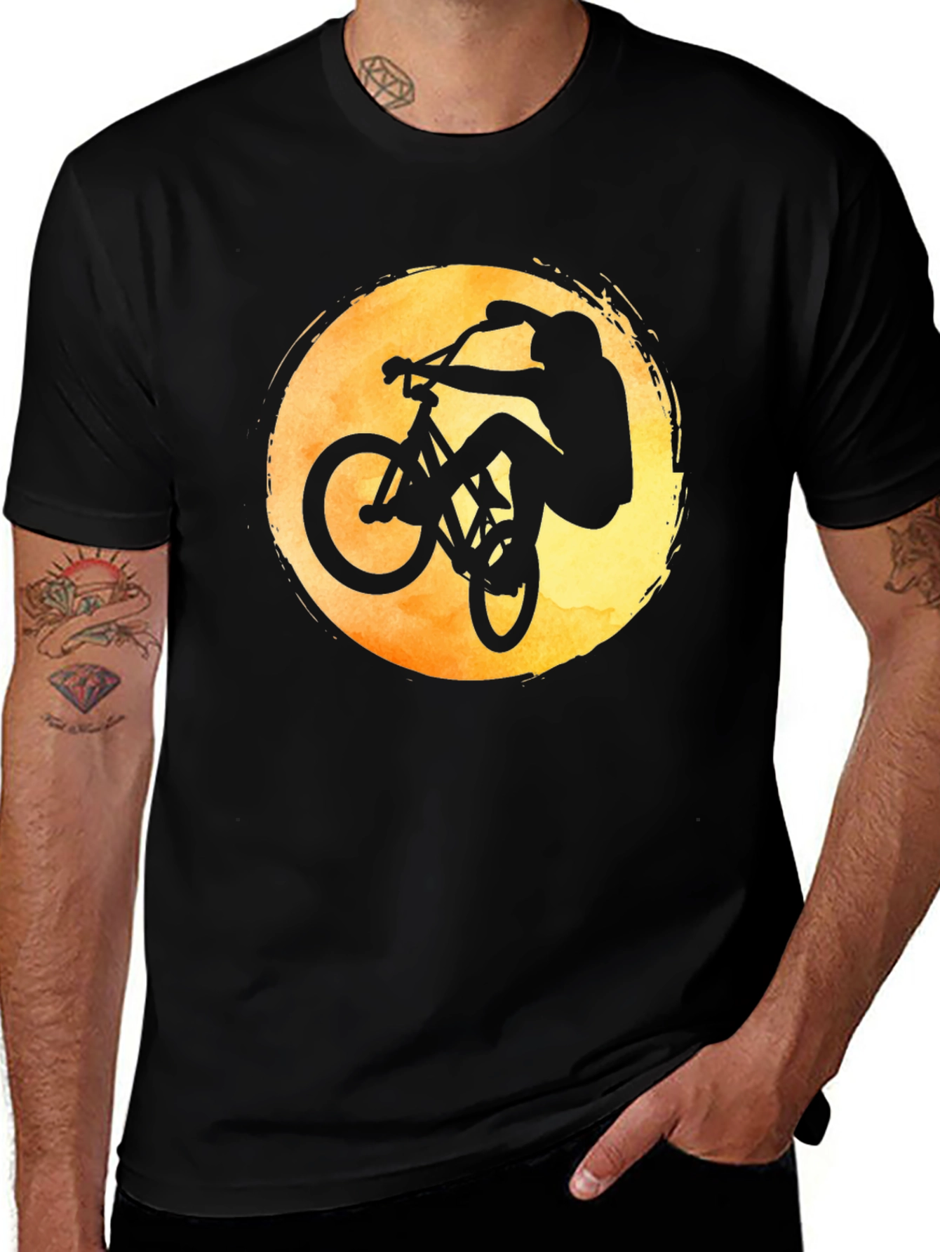 BMX Rider T-Shirt - Stuntman Silhouette Tee