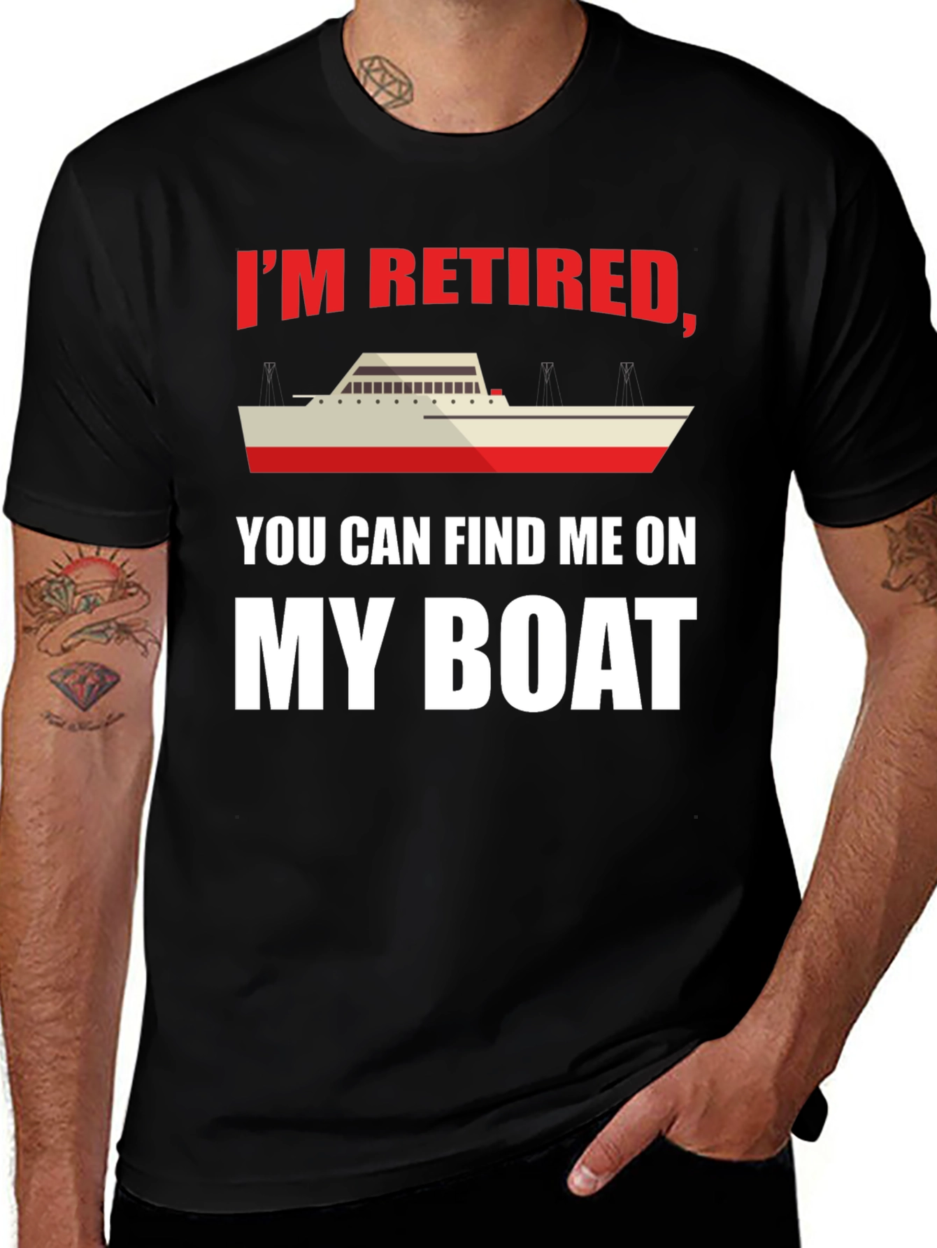Variant 10 of Retired Boat Lover T-Shirt