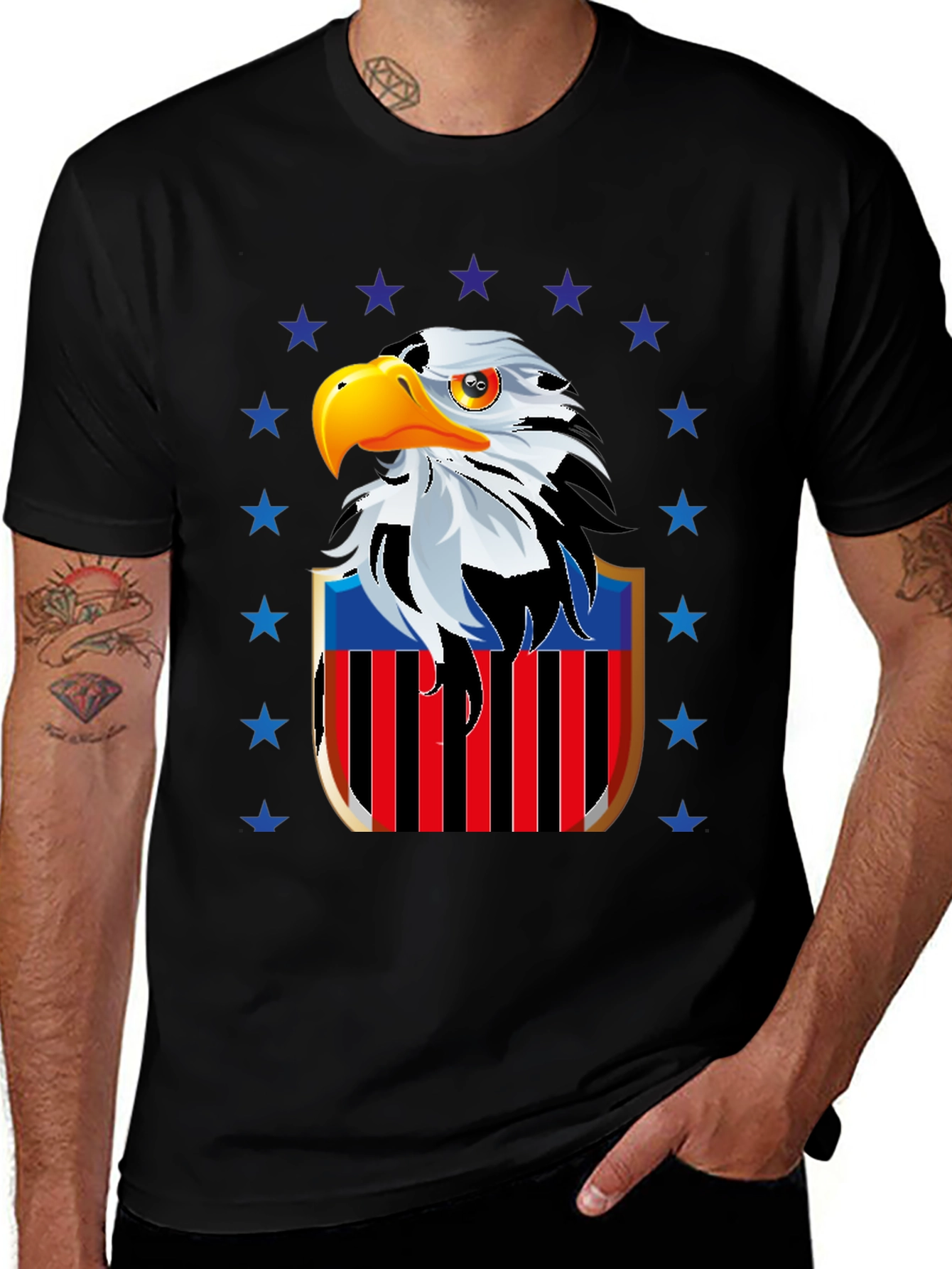 American Eagle Patriotic Graphic T-Shirt