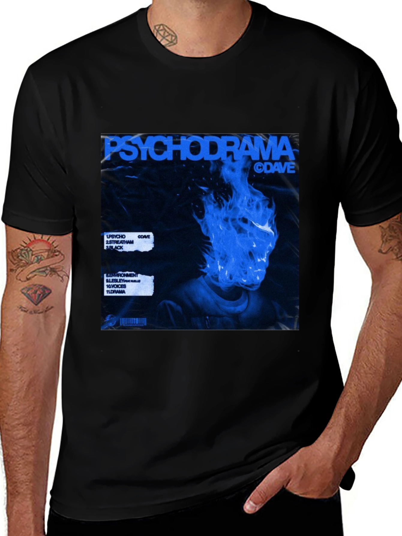 Psychodrama Album Cover T-Shirt - Black