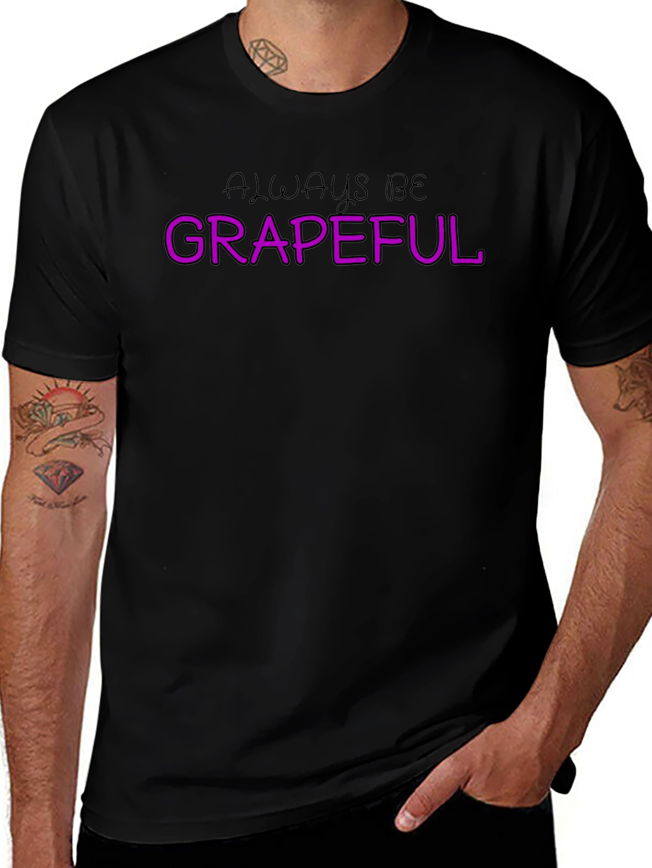 Variant 6 of Always Be Grapeful T-Shirt
