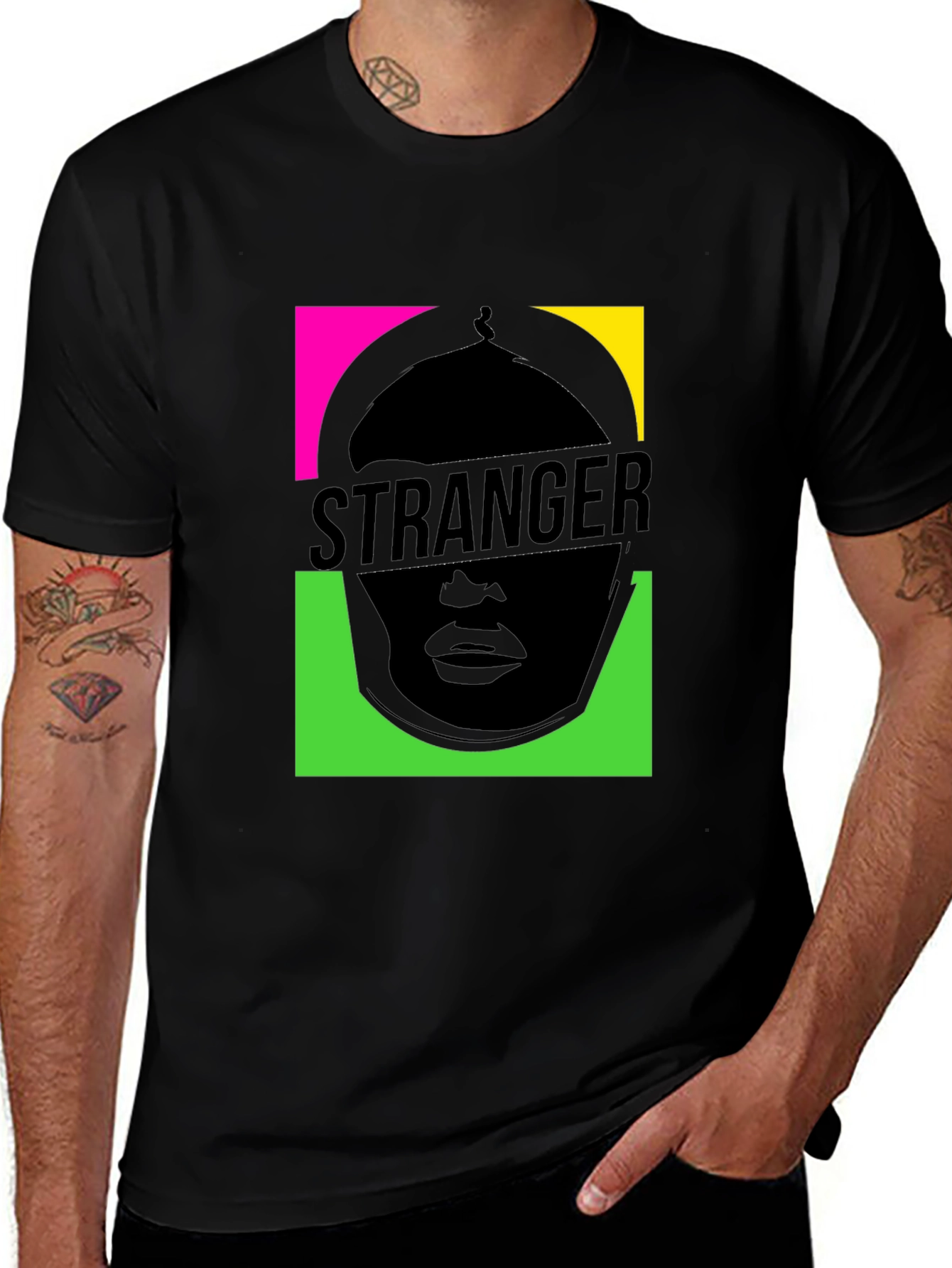 Variant 14 of Stranger Graphic Tee - Bold, Unique Design