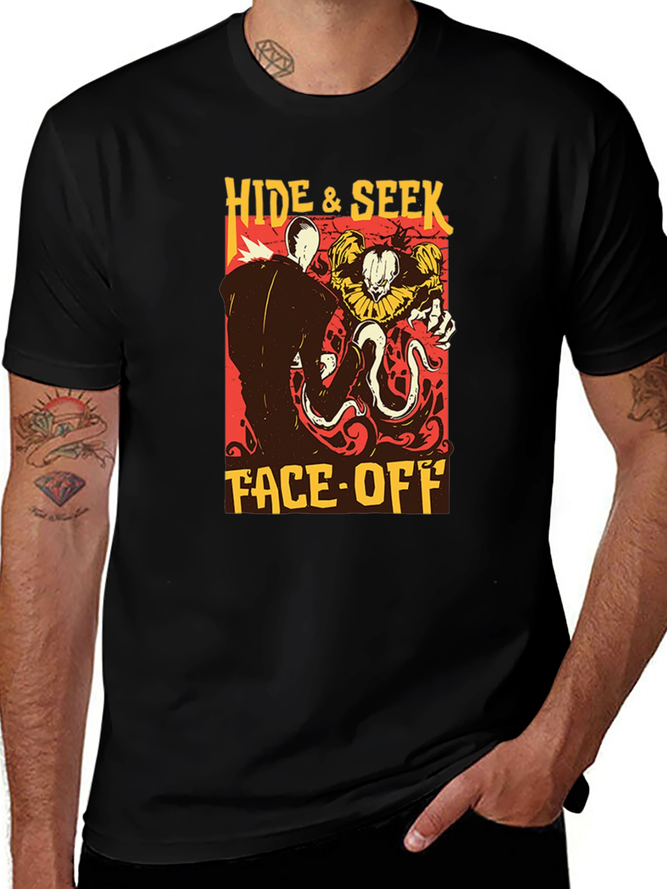 Variant 7 of Hide & Seek Face-Off Graphic T-Shirt