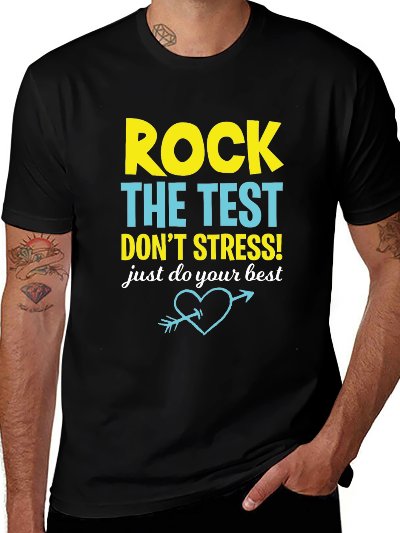 Variant 25 of Rock the Test Graphic T-Shirt