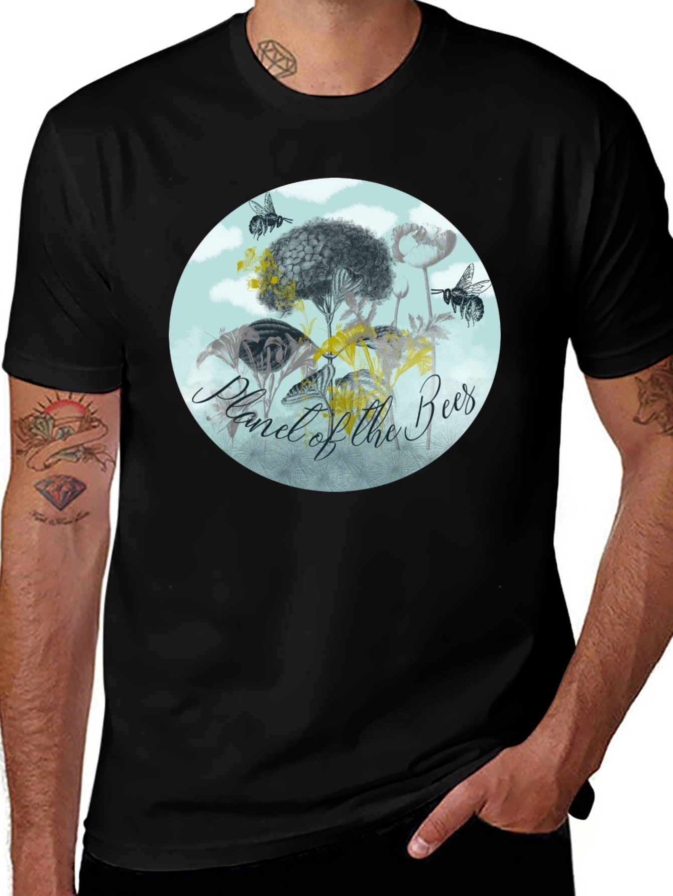 Planet of the Bees Graphic T-Shirt