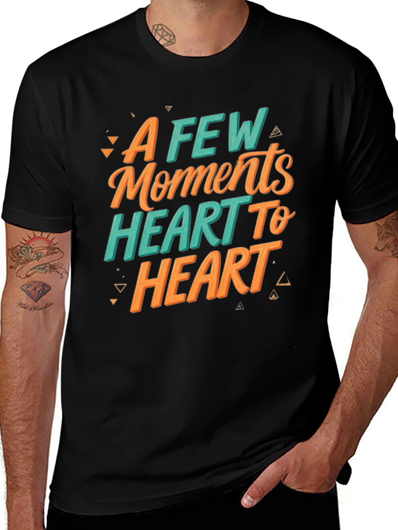Variant 27 of Heart to Heart Graphic T-Shirt - Stylish Casual Wear