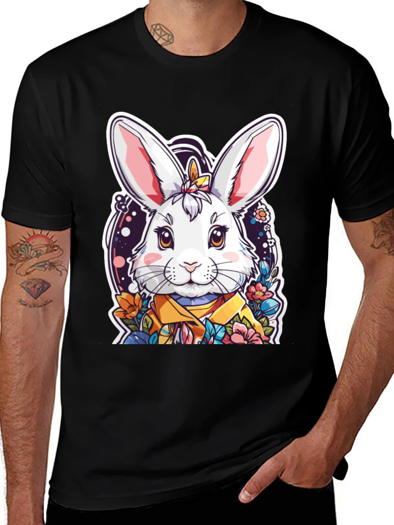 Variant 22 of Cute Bunny Graphic T-Shirt