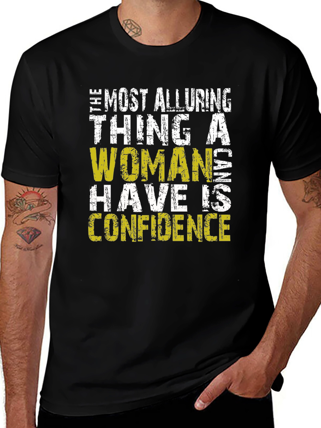 Variant 18 of Alluring Woman Confidence Graphic T-Shirt