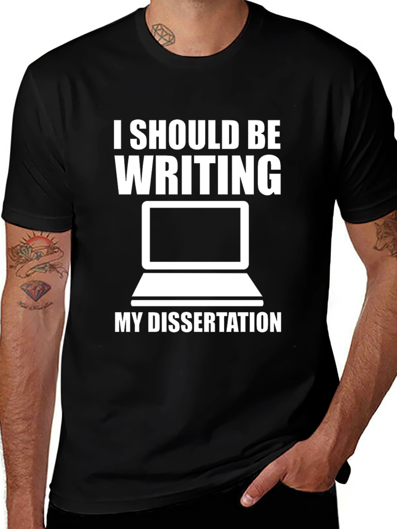 Variant 4 of Dissertation T-Shirt - Funny PhD Student Tee