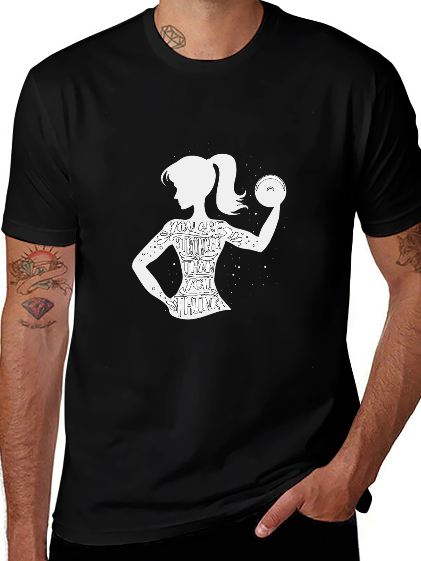 Variant 19 of Stronger Than You Think Women's Graphic Tee