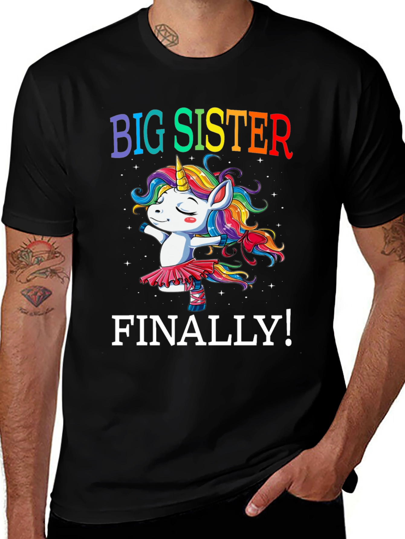 Big Sister Unicorn T-Shirt - Finally!