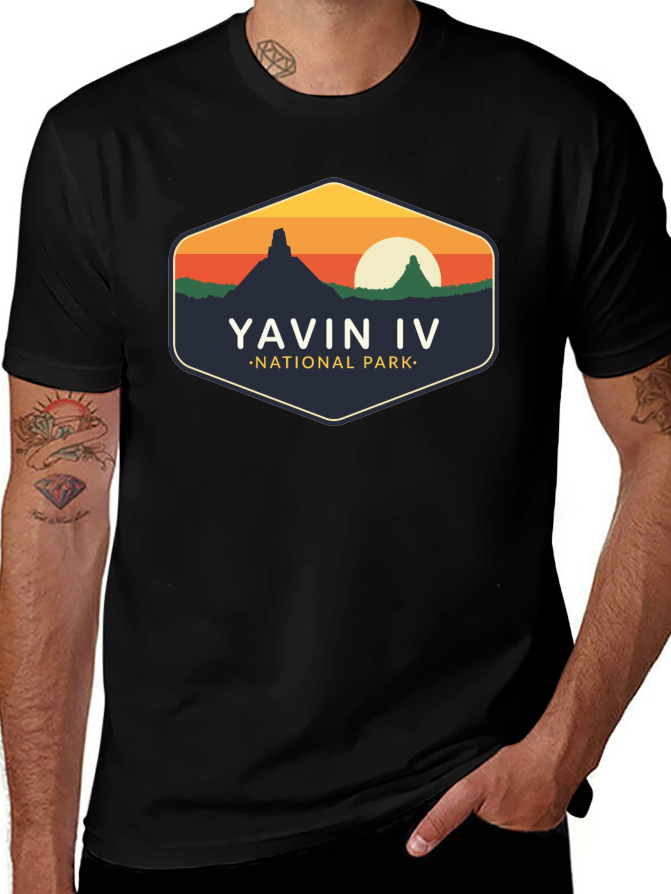 Variant 27 of Yavin IV National Park T-Shirt