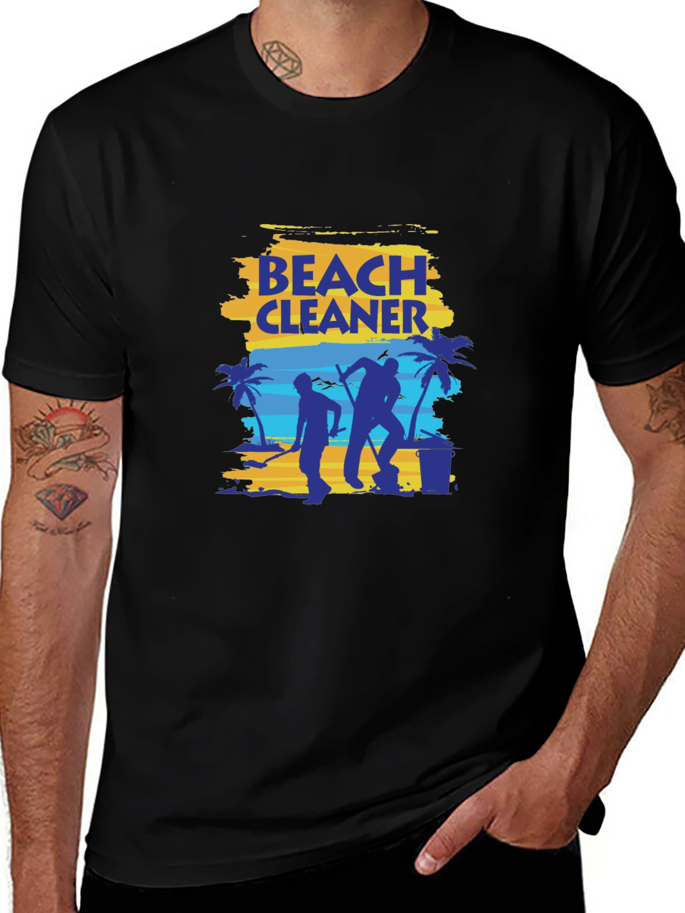 Variant 5 of Beach Cleaner Graphic T-Shirt