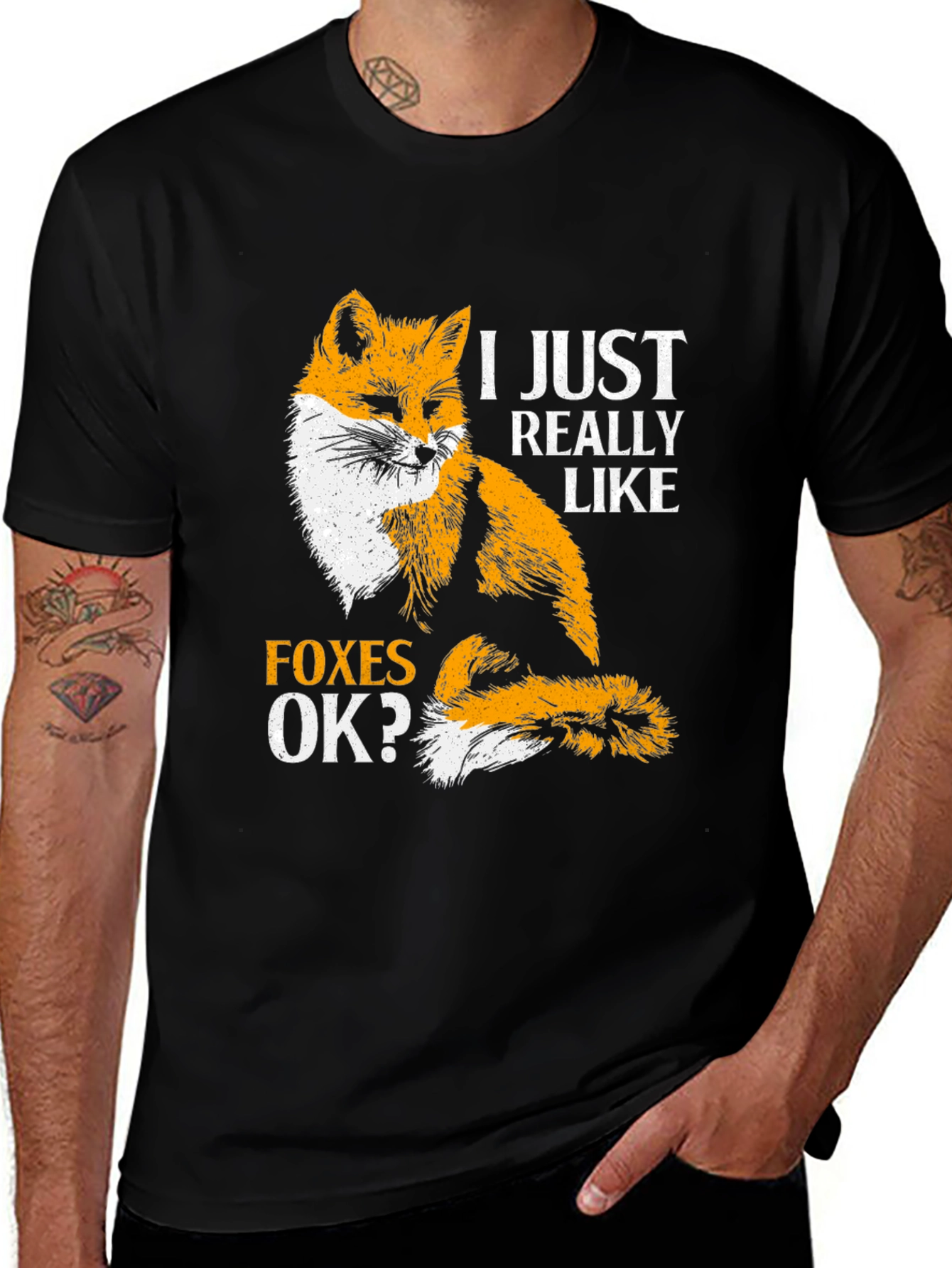 Variant 6 of Fox Lover T-Shirt - I Just Really Like Foxes OK?