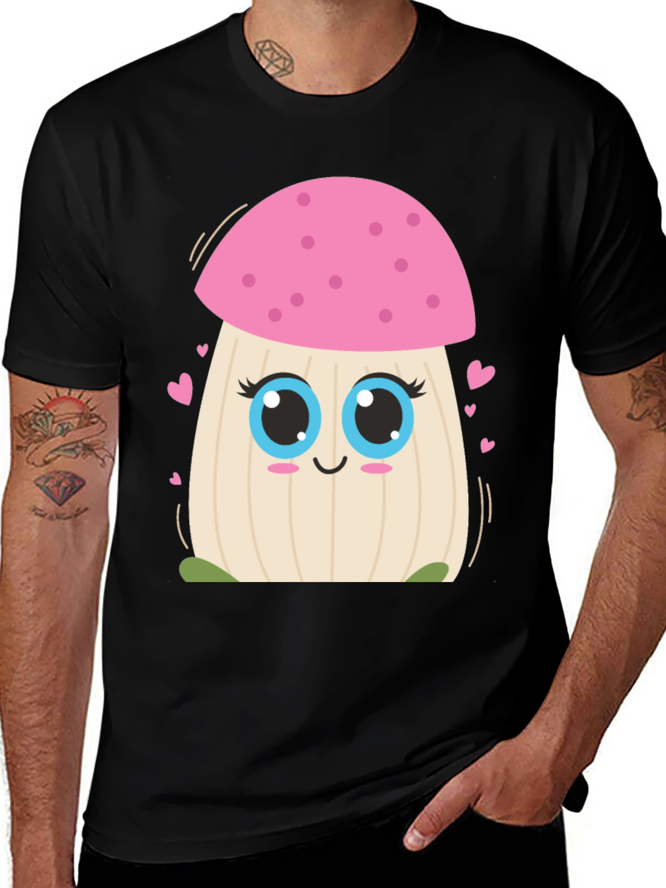 Variant 21 of Cute Kawaii Mushroom T-Shirt