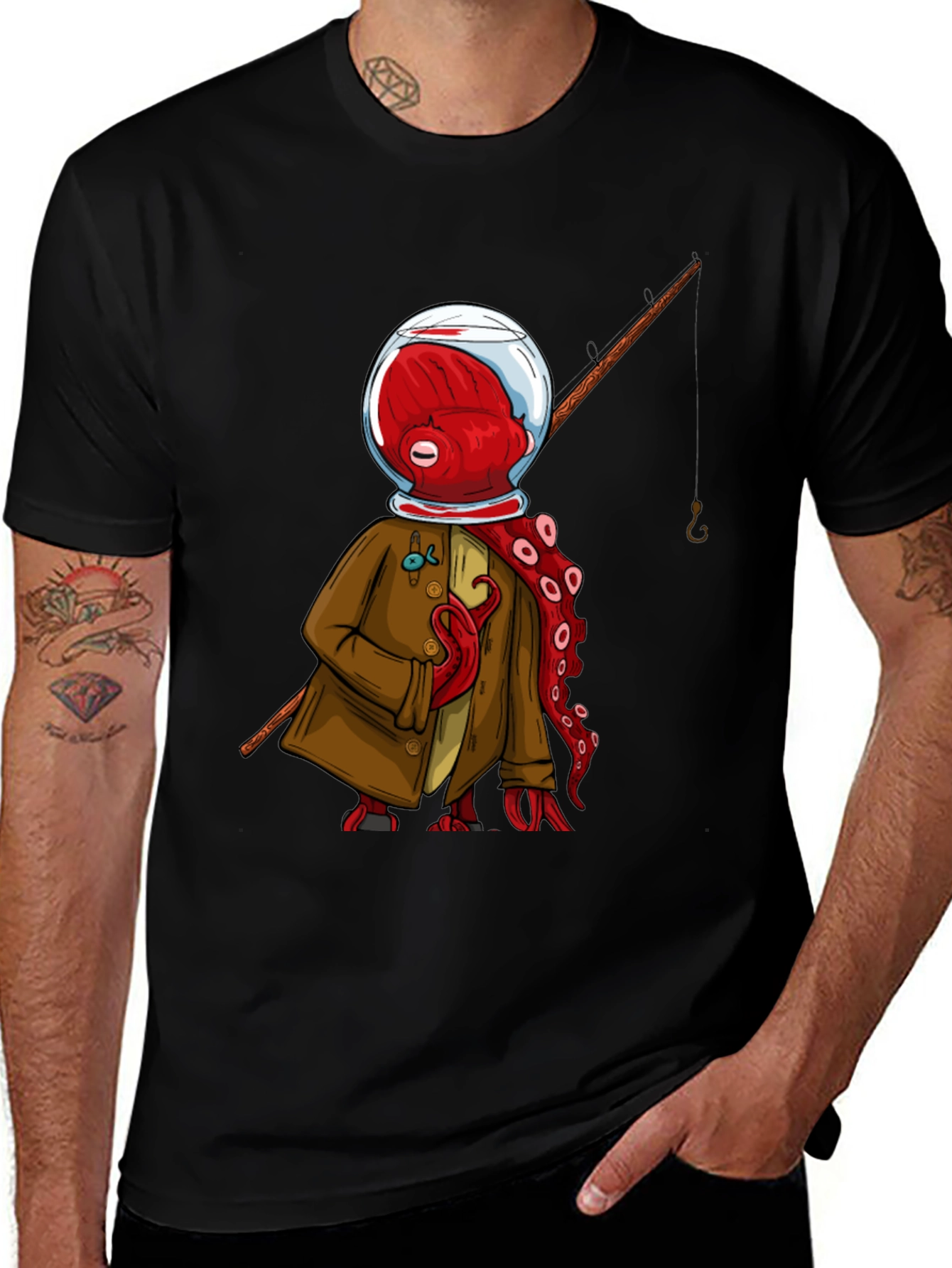 Variant 15 of Octopus Professor T-Shirt