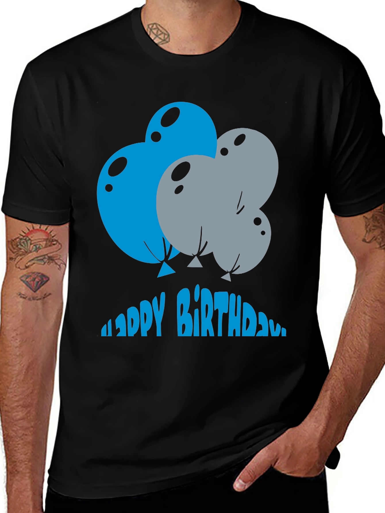 Variant 13 of Happy Birthday Balloon T-Shirt