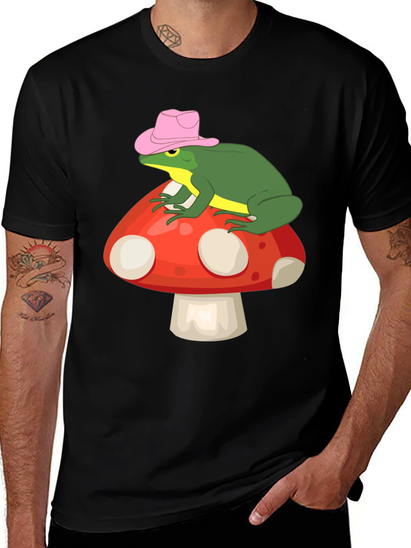 Variant 7 of Frog on Mushroom T-Shirt
