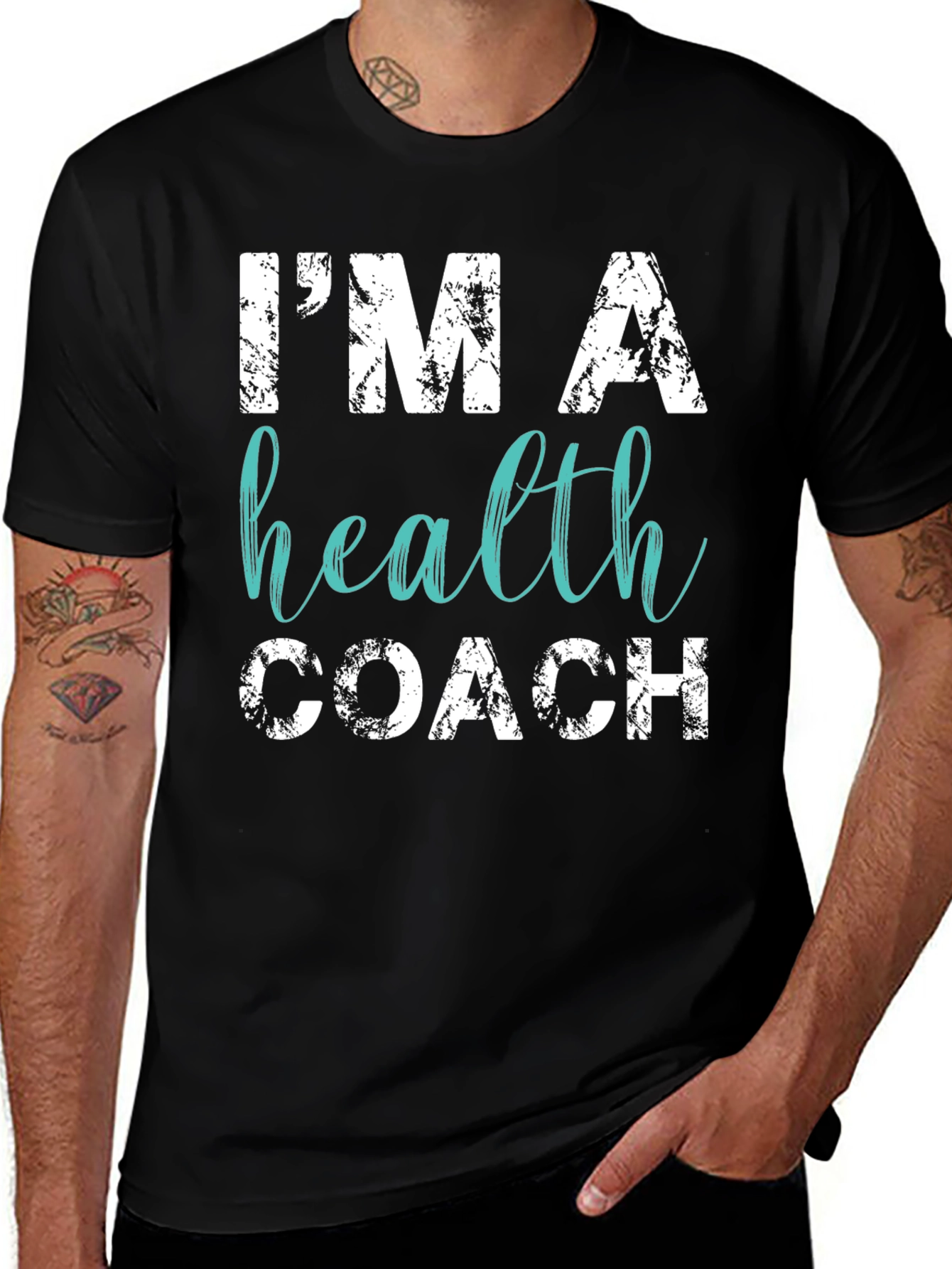 Variant 14 of Health Coach Tee - Stylish & Comfy
