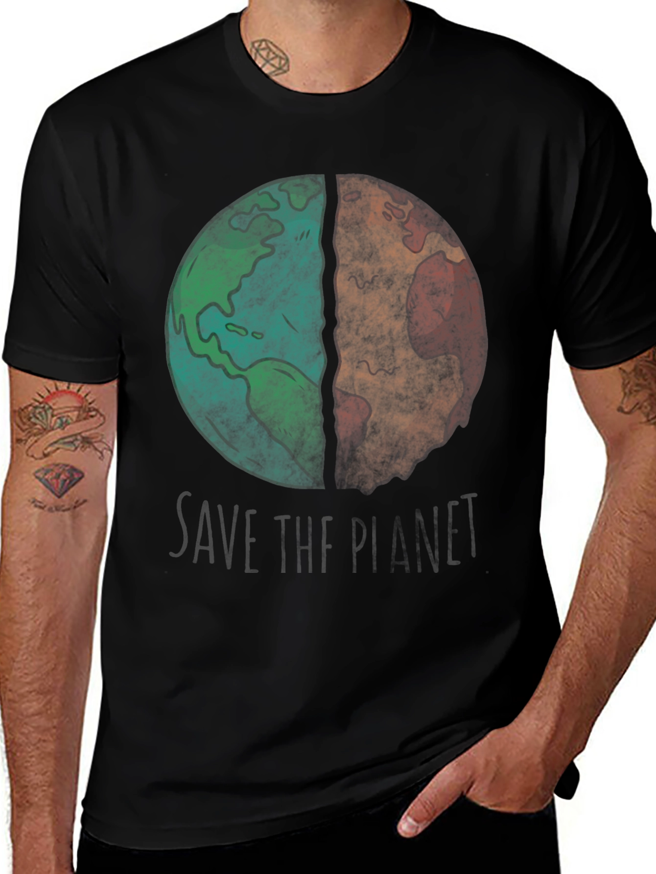Variant 7 of Save the Planet T-Shirt - Earth Day
