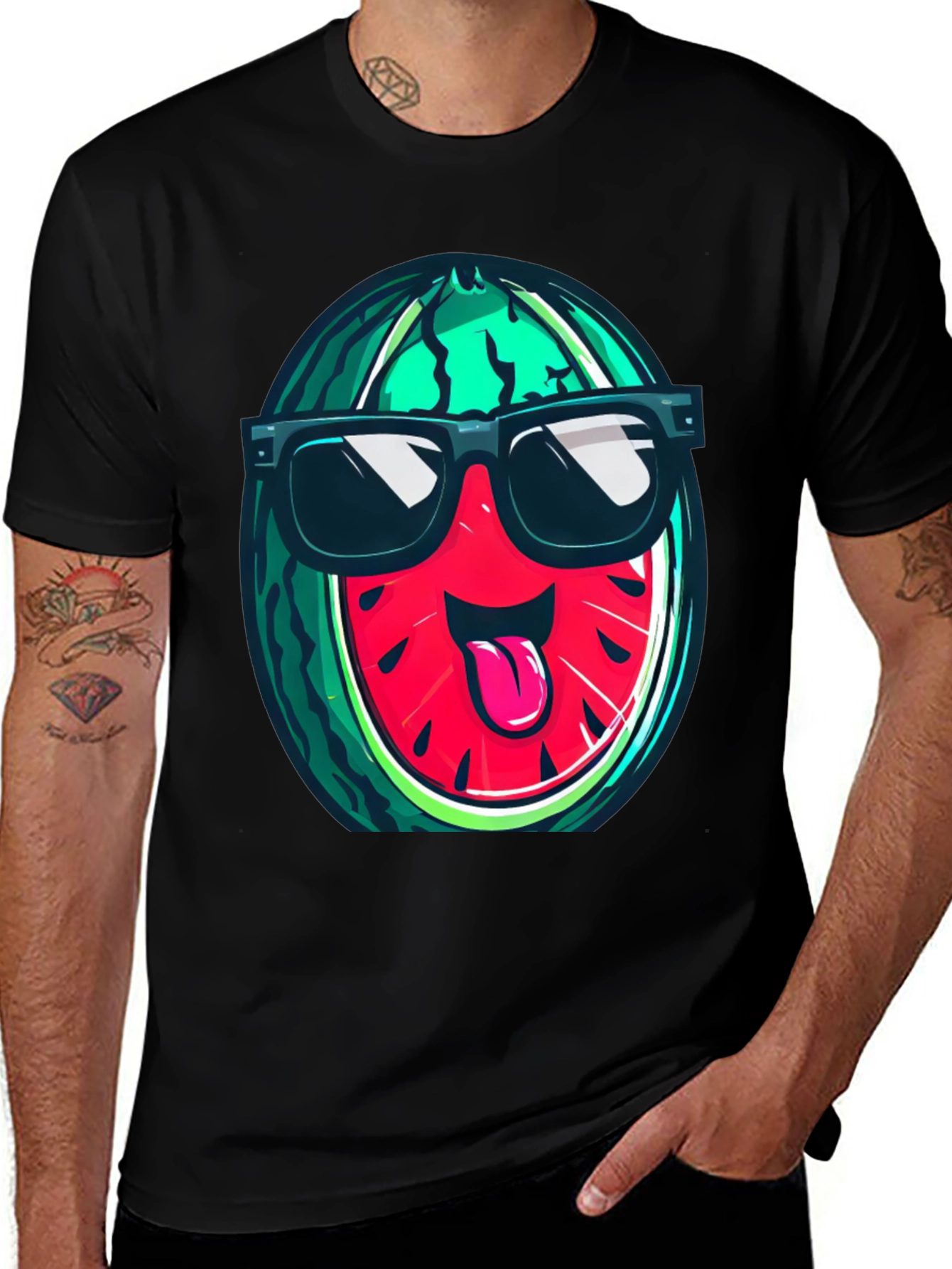 Variant 10 of Cool Watermelon Graphic T-Shirt
