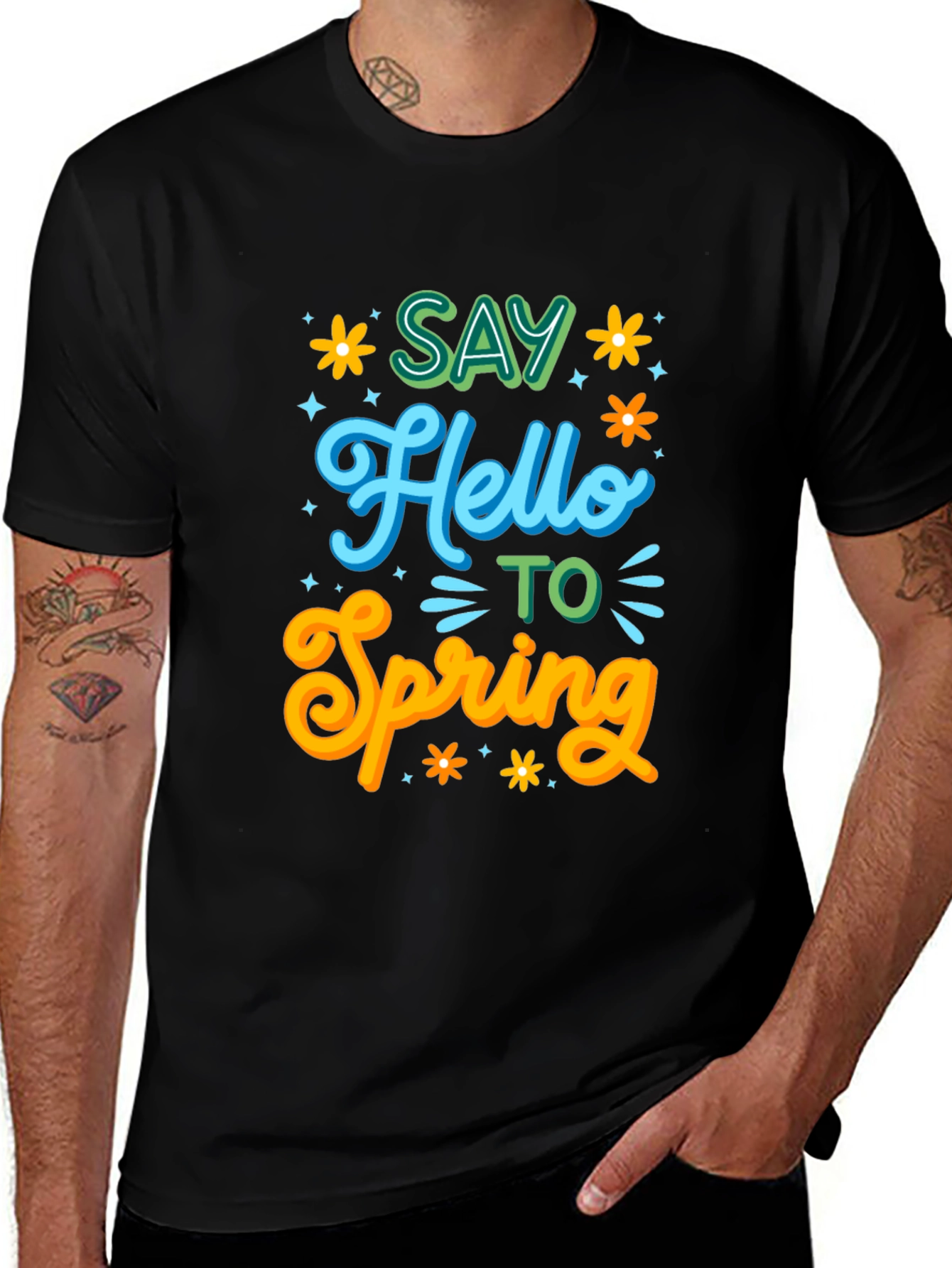 Variant 16 of Say Hello to Spring T-Shirt
