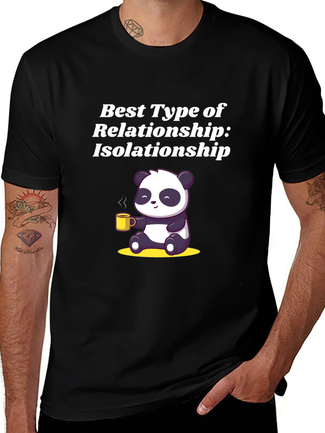Isolation Panda T-Shirt -  Best Relationship Tee