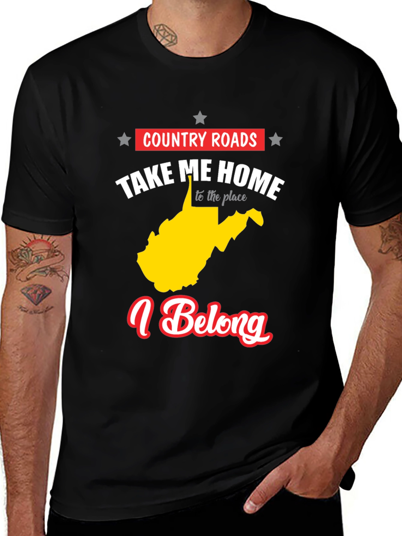 Variant 28 of Country Roads Take Me Home T-Shirt