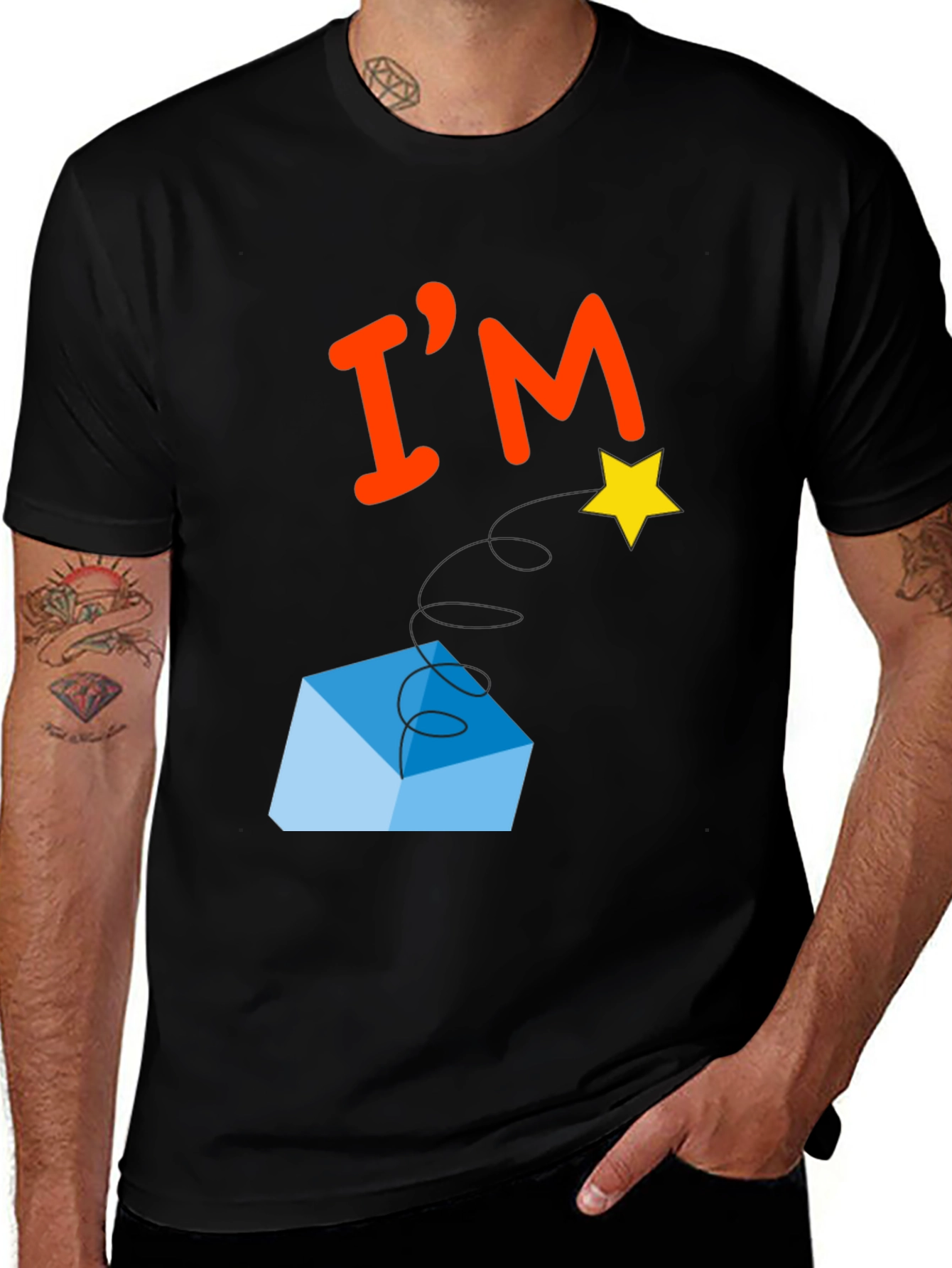 Variant 15 of I'm a Jack-in-the-Box Graphic Tee