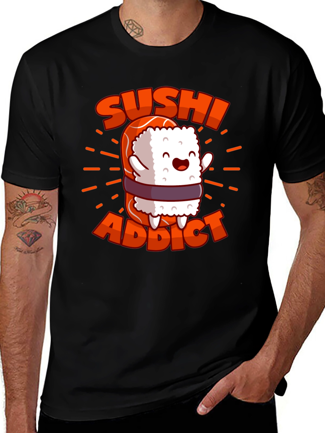 Variant 13 of Sushi Addict Graphic T-Shirt