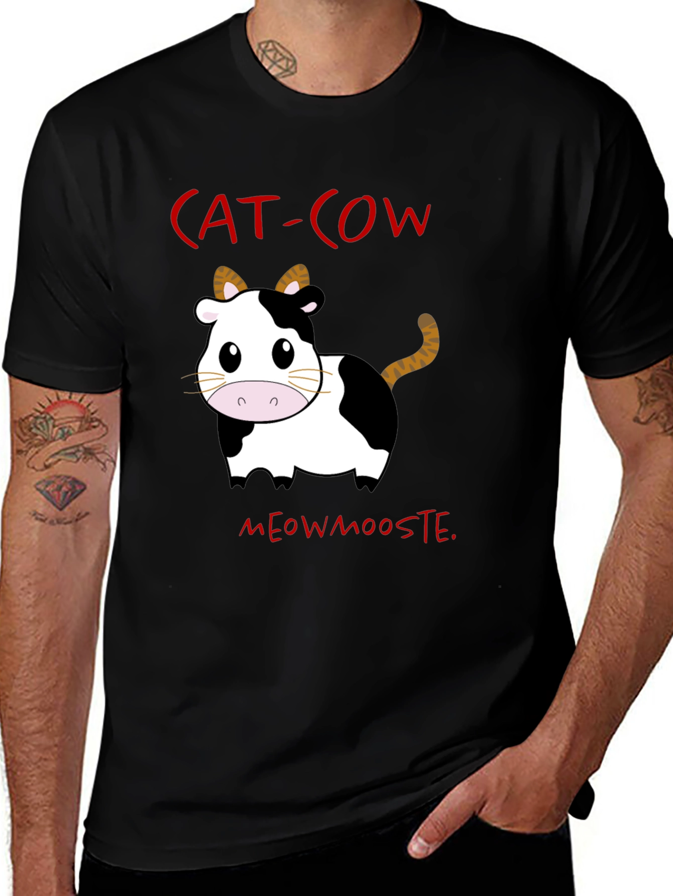 Variant 28 of Cat-Cow Meowmooste T-Shirt - Funny Animal Tee
