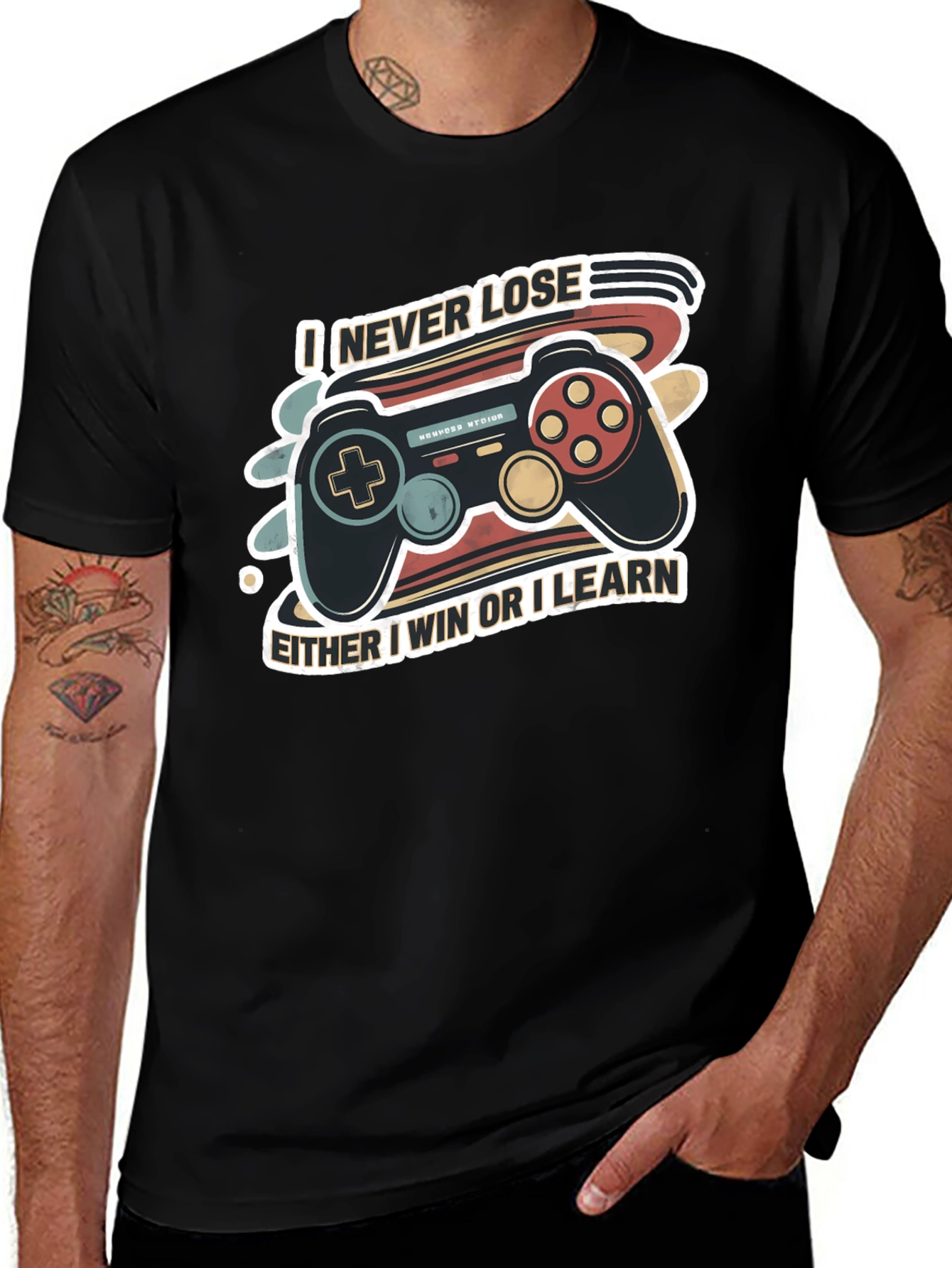 I Never Lose Gaming T-Shirt