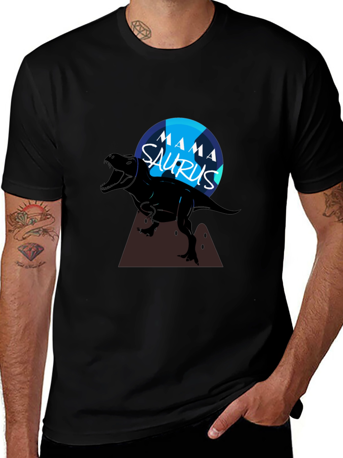 Variant 15 of Mama Saurus T-Shirt - Dinosaur Lover