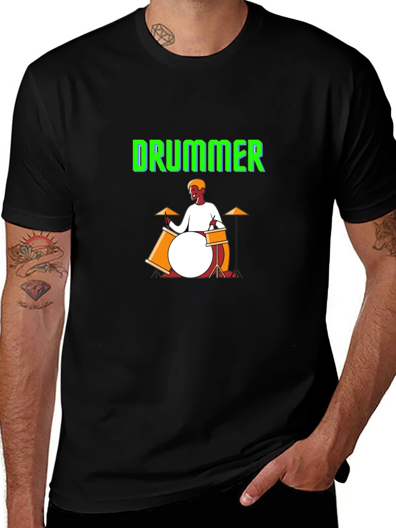 Variant 6 of Drummer Graphic T-Shirt
